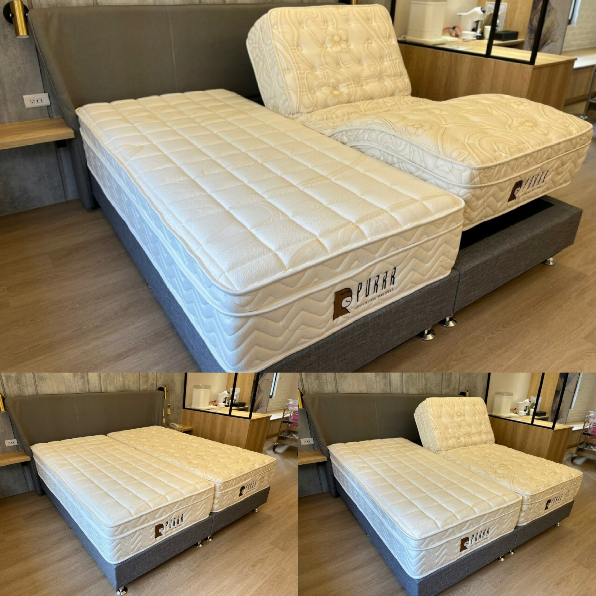 桃園市/鬆餅全綿床墊/好眠電動床墊