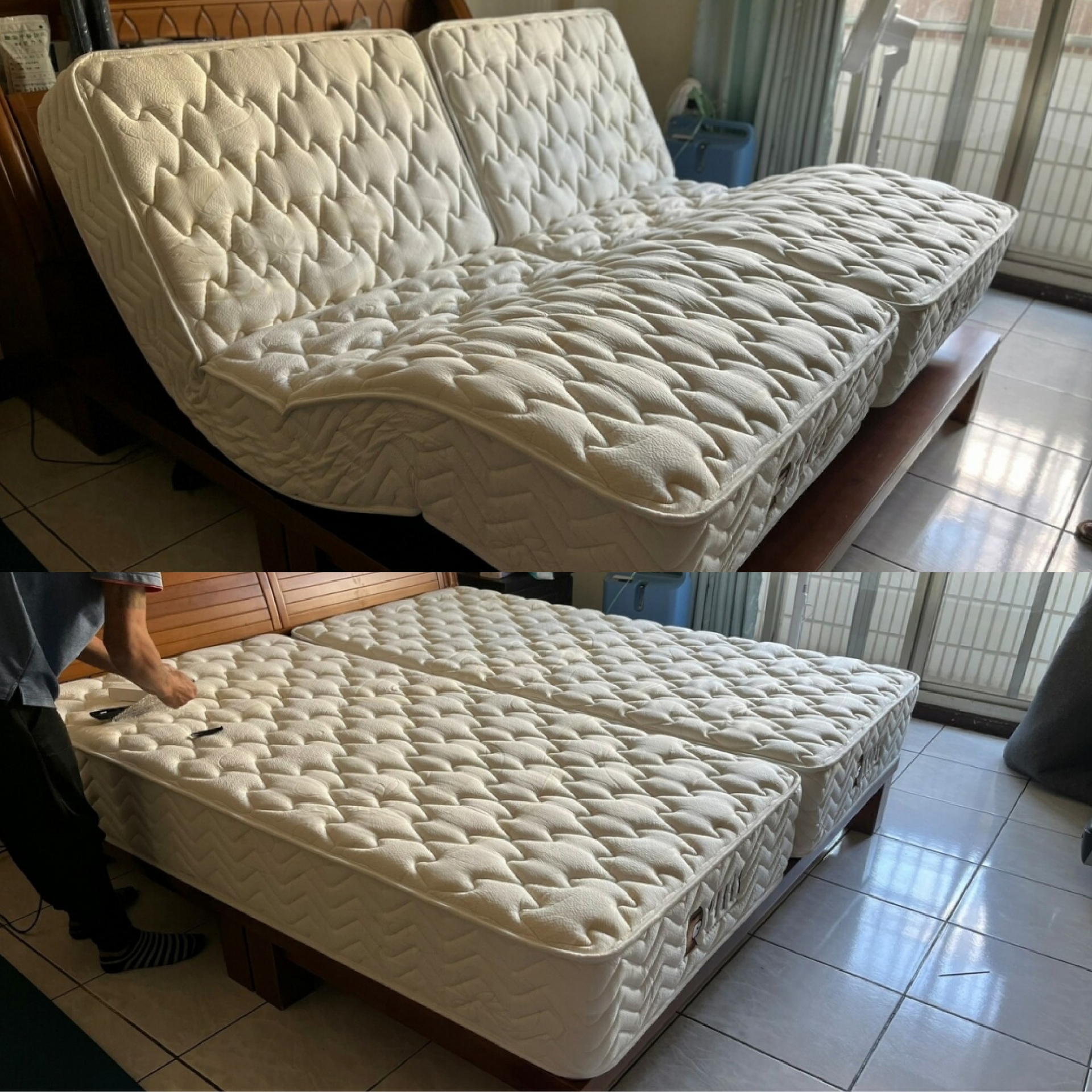 新北市烏來區/舒眠電動床墊