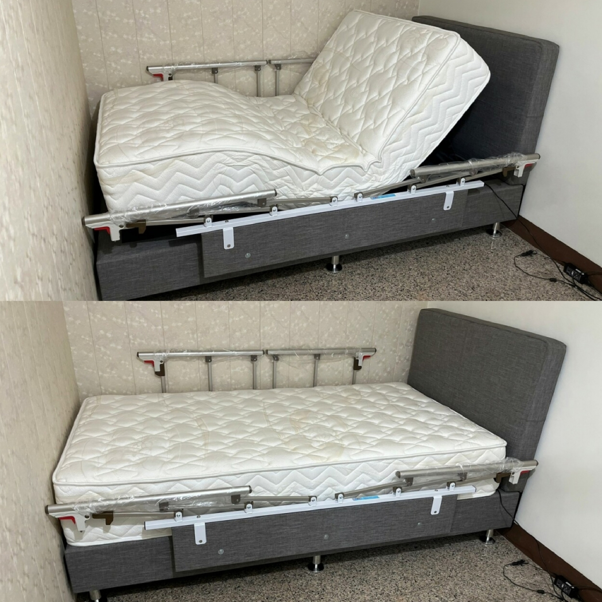 高雄市/舒眠電動床墊/照護床架
