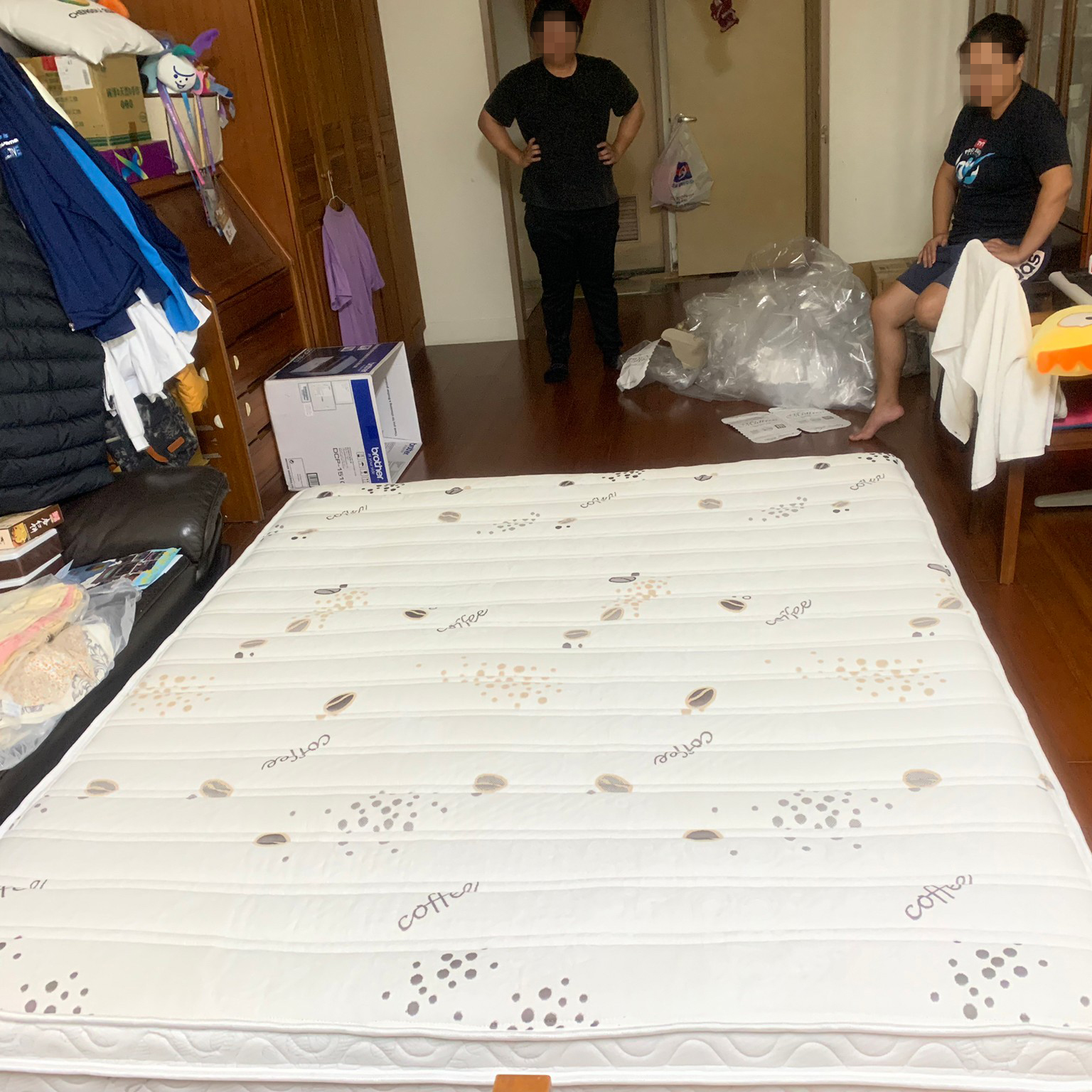 台中市豐原區/環保咖啡電動床墊