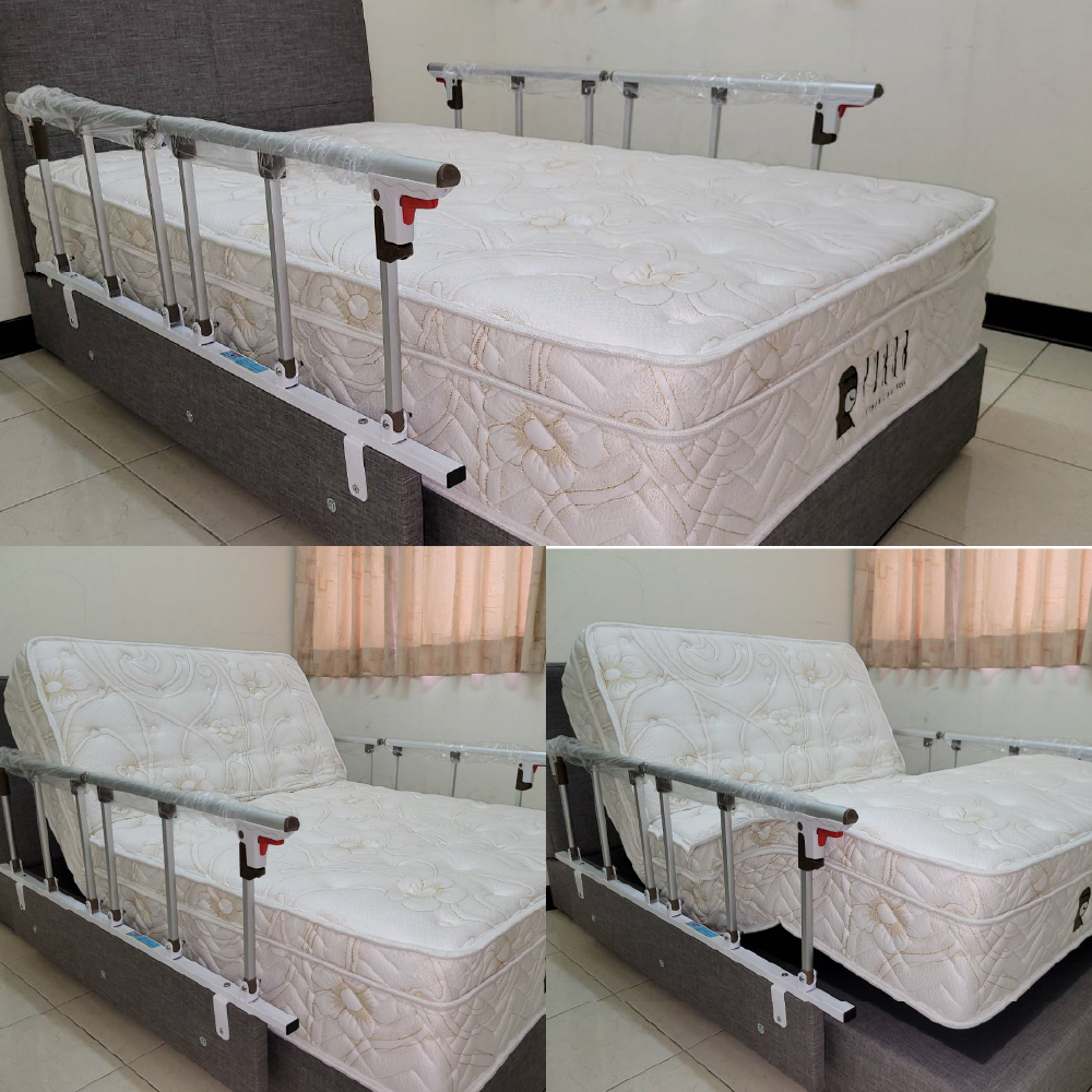 台北大安區/好眠電動床墊 家式床架組 扶手