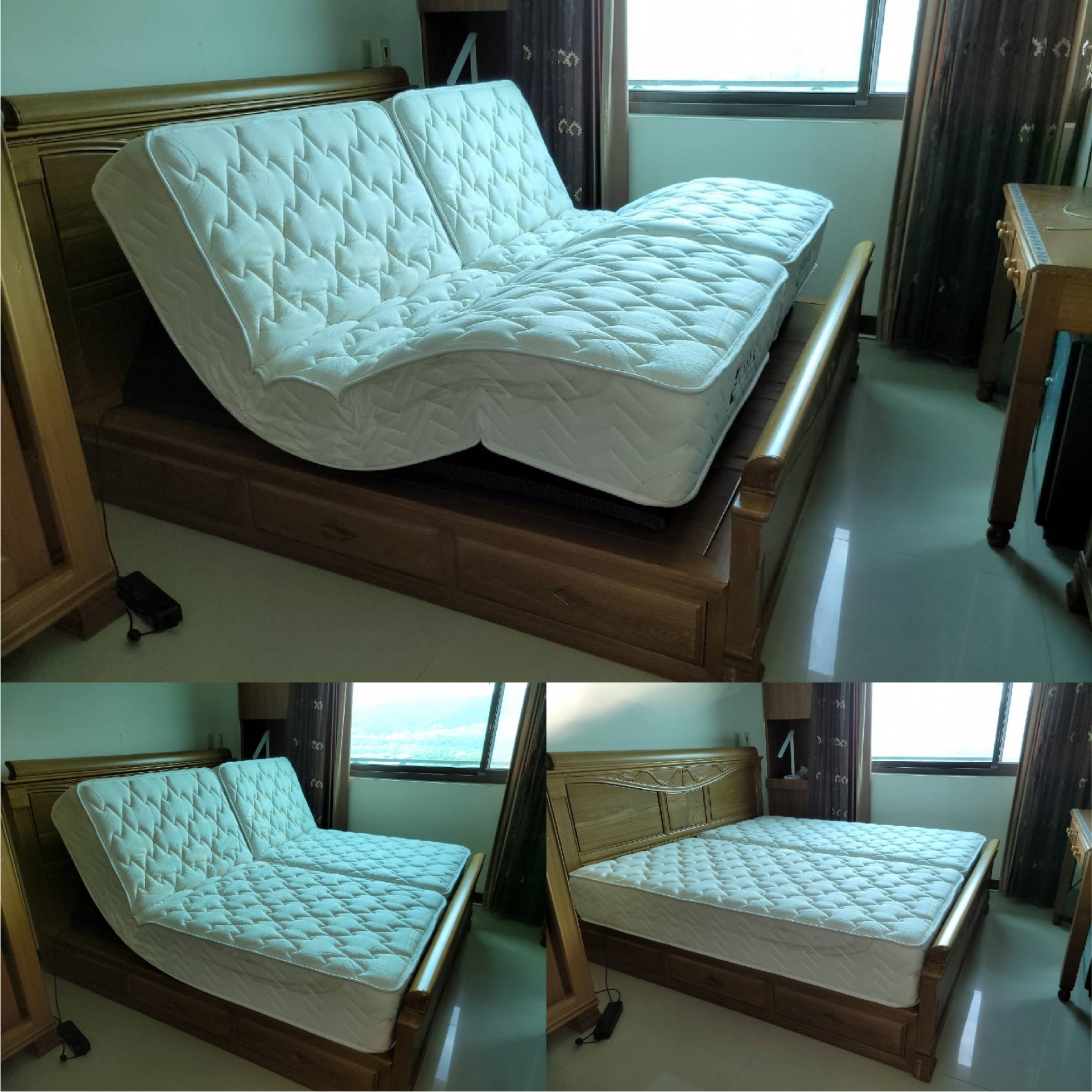 新北市三峽區/舒眠電動床墊