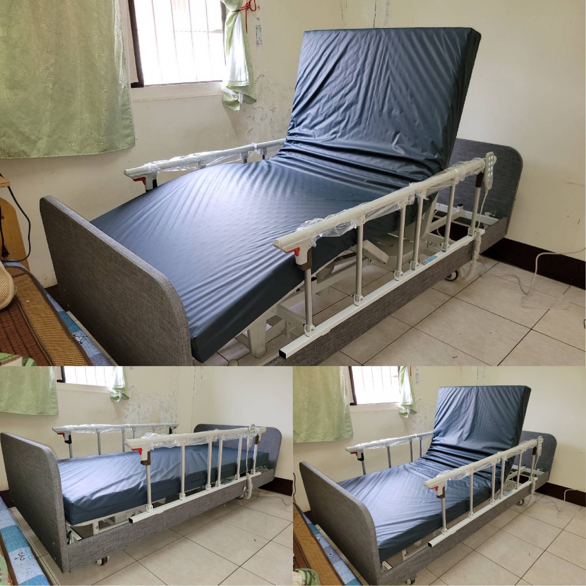 南投水里/三馬達醫療床/照護升級款床墊