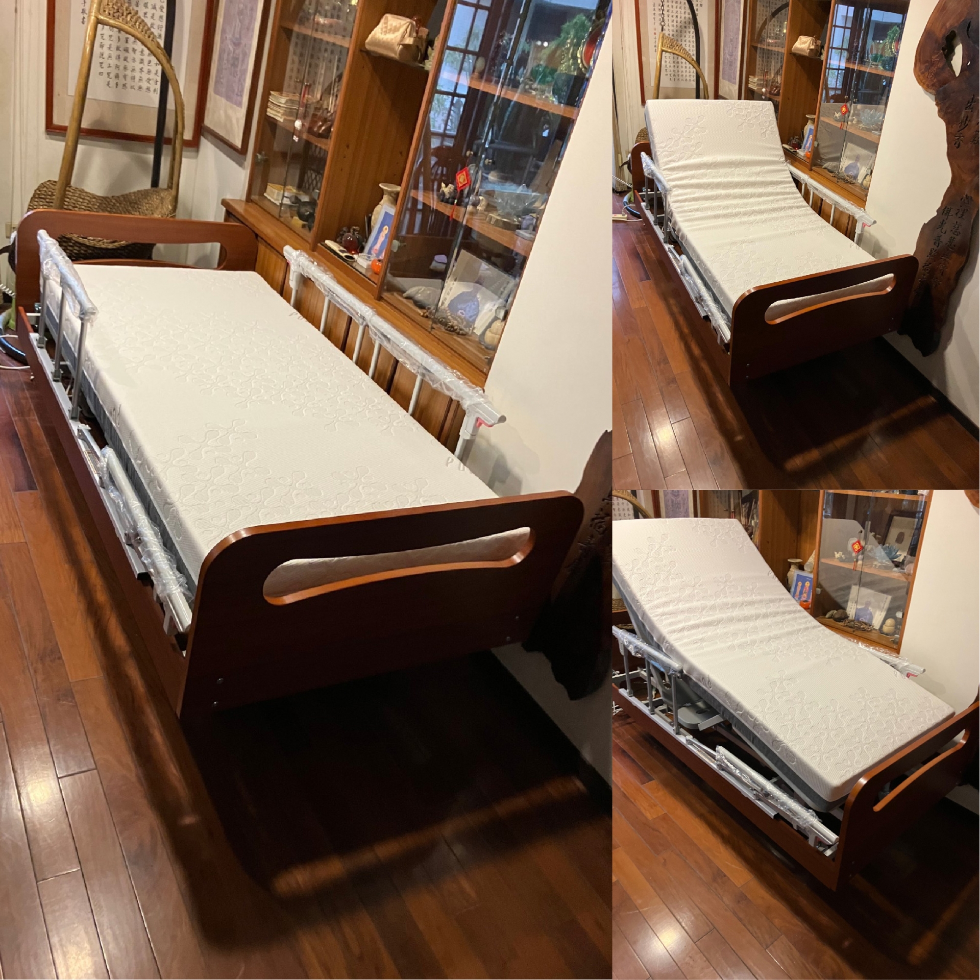 西區/三馬達醫療床/照護高彈力床墊