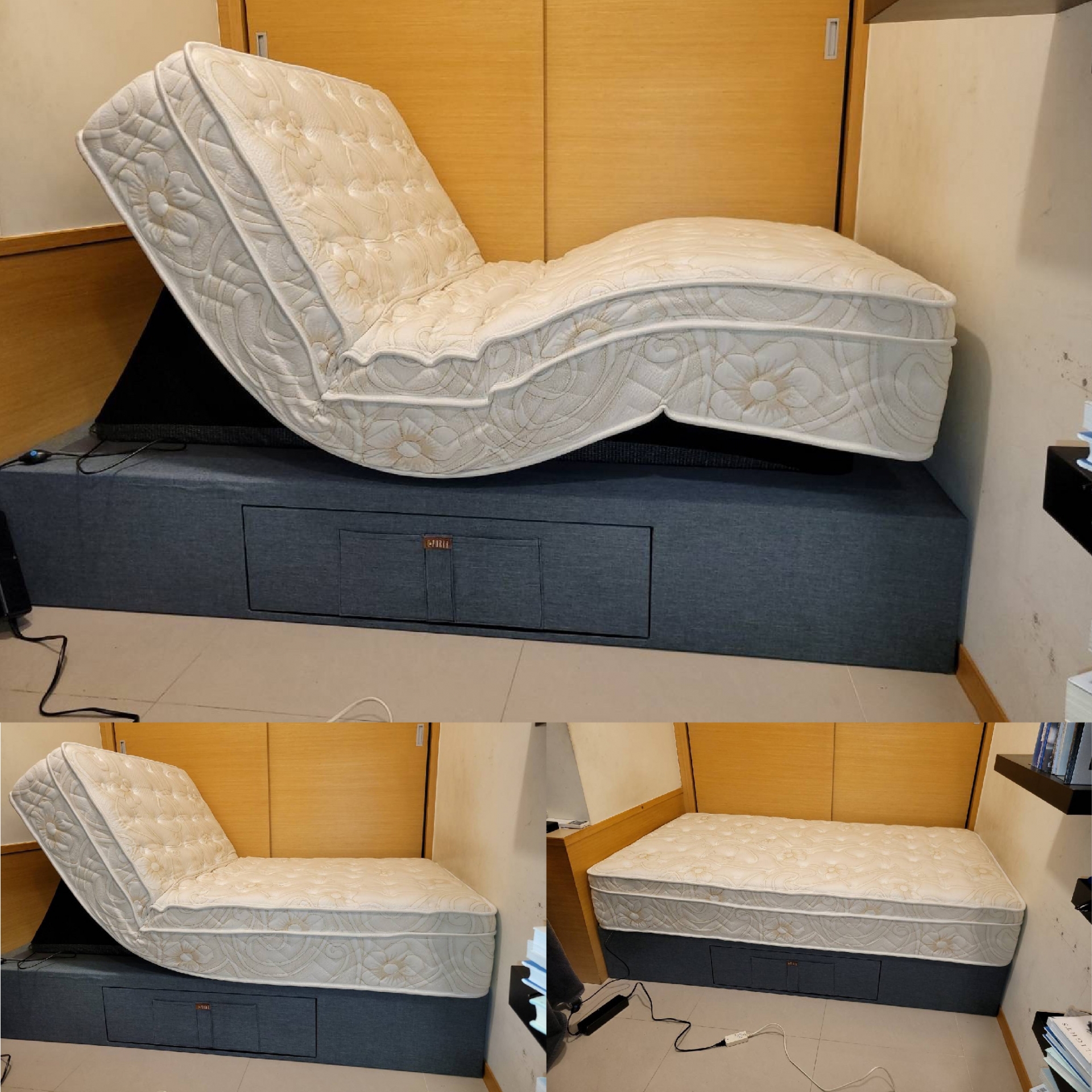 台北市中正區/好眠電動床墊/床架(有抽屜)