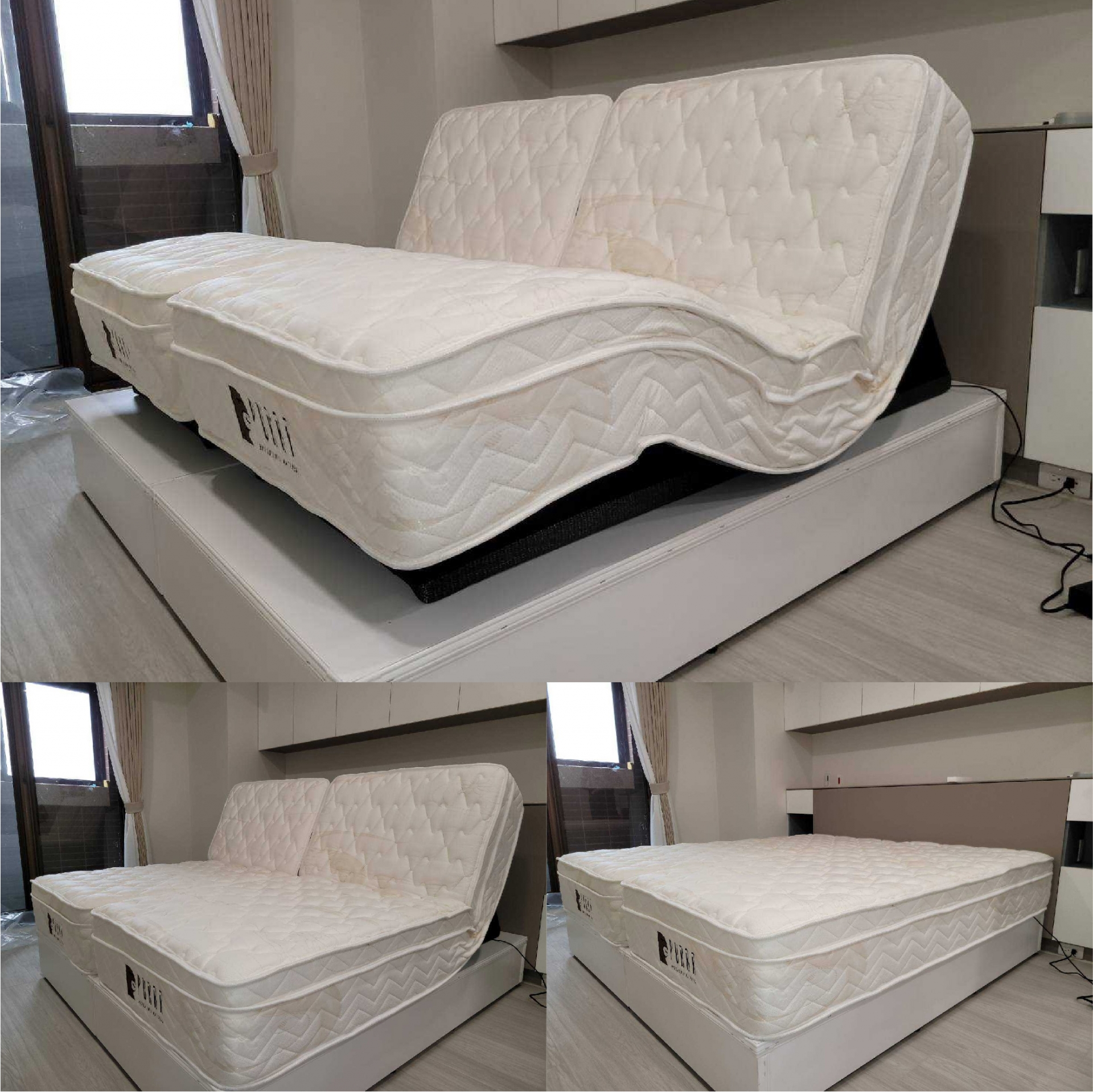 桃園市中壢區/記憶電動床墊