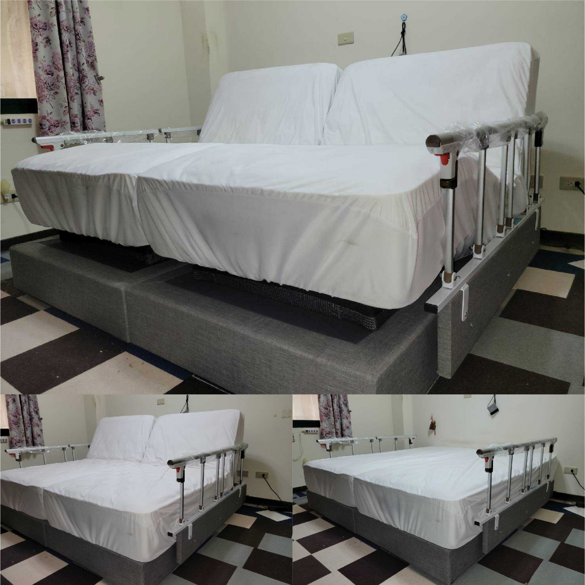 竹北市自強七街/照護床架/電動床墊