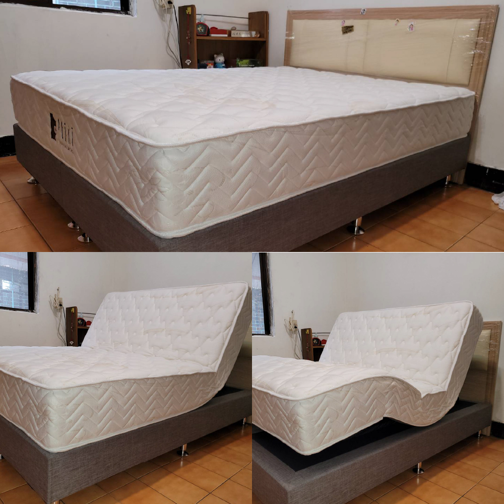 新北中和區/舒眠電動床墊 日式床架