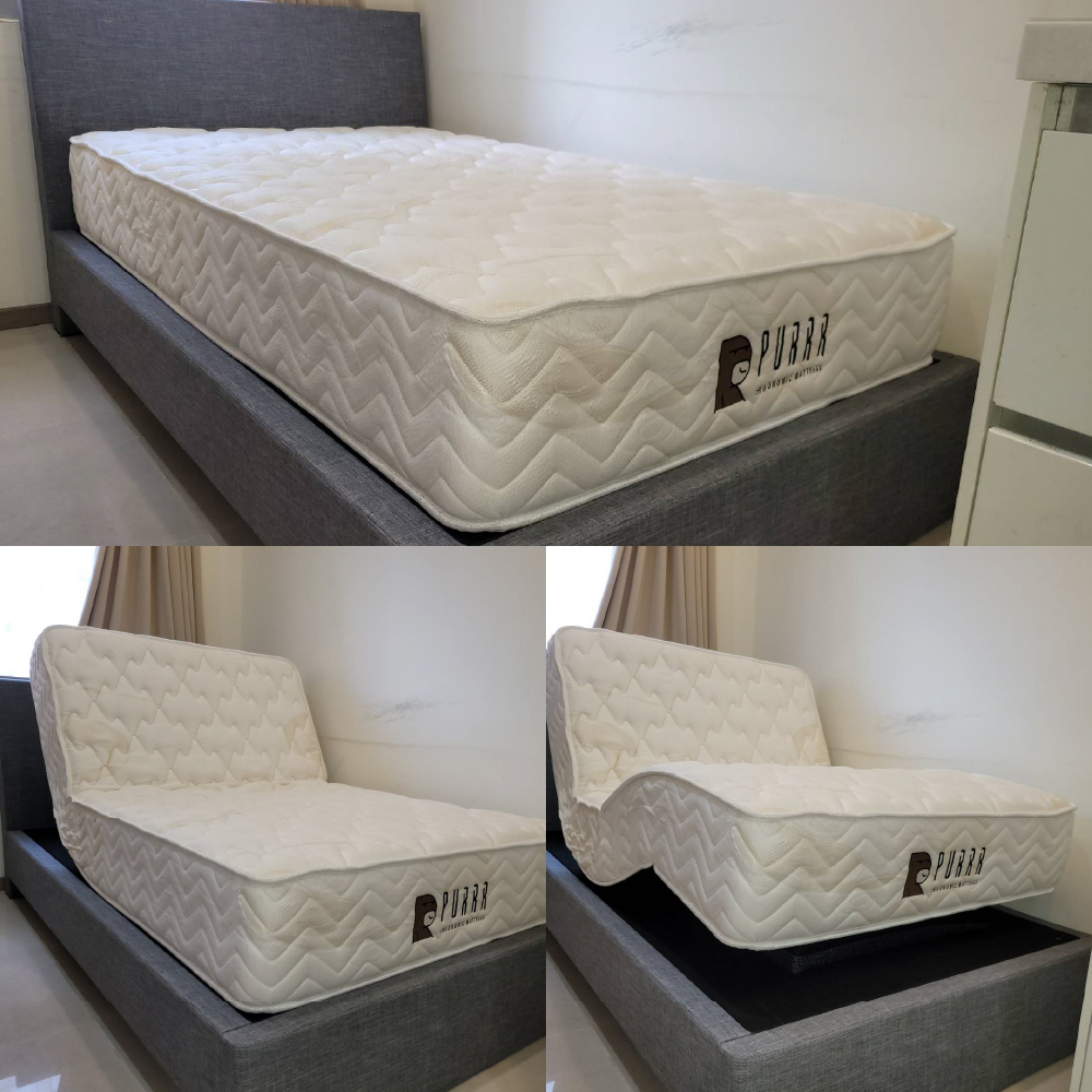 宜蘭頭城鎮/舒眠電動床墊/日式床架組