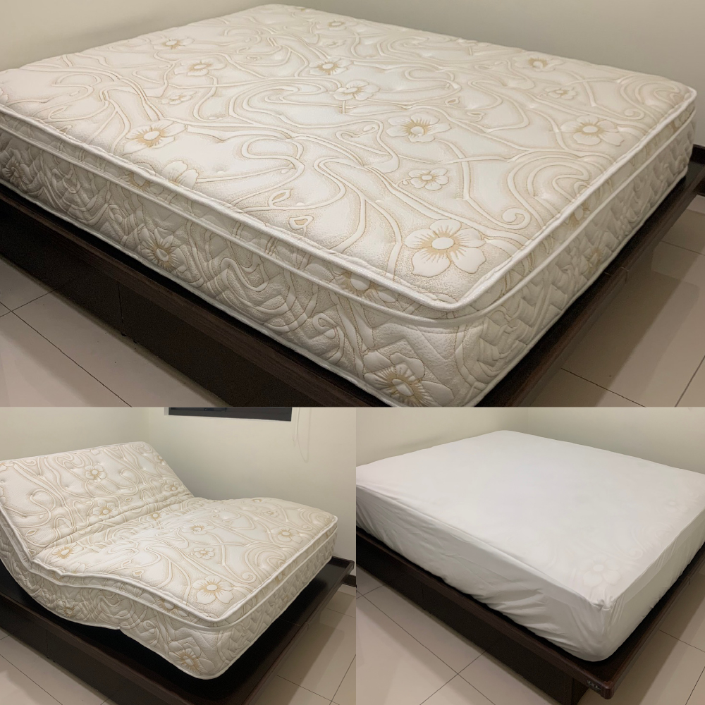 高雄苓雅區/舒眠電動床墊/特式床架