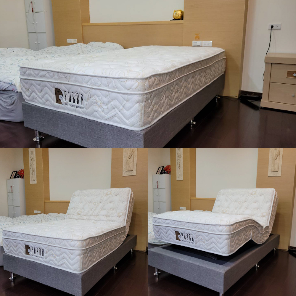 彰化埔鹽鄉/好眠電動床墊/日式床架
