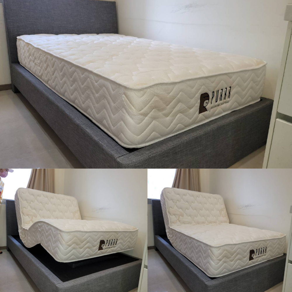 台中霧峰區/舒眠電動床墊/特式床架組