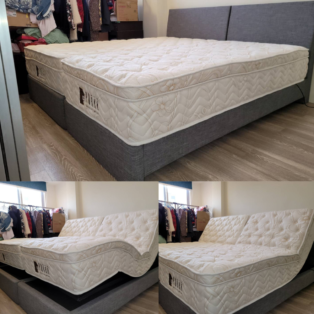 桃園八德區/好眠電動床墊/特式床架組
