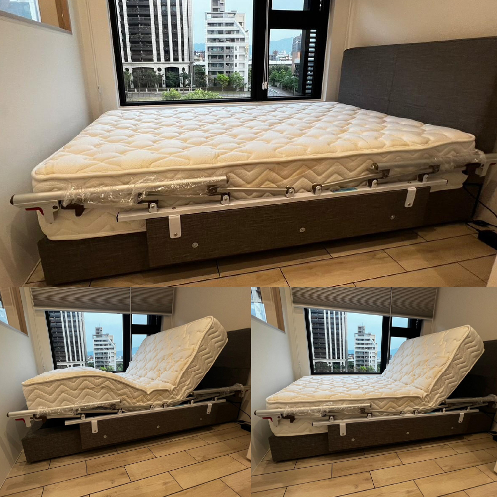 新北雙溪區/舒眠電動床墊/照護床架