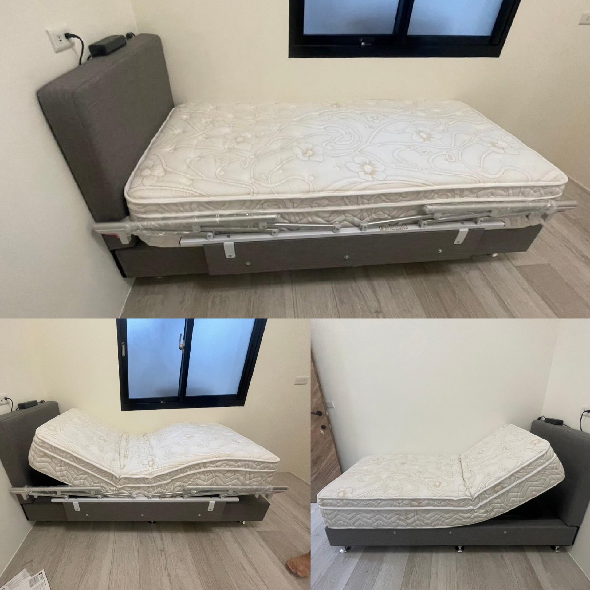 新竹縣新城鎮/黎○○ /好眠電動床墊/傢式床頭組/扶手
