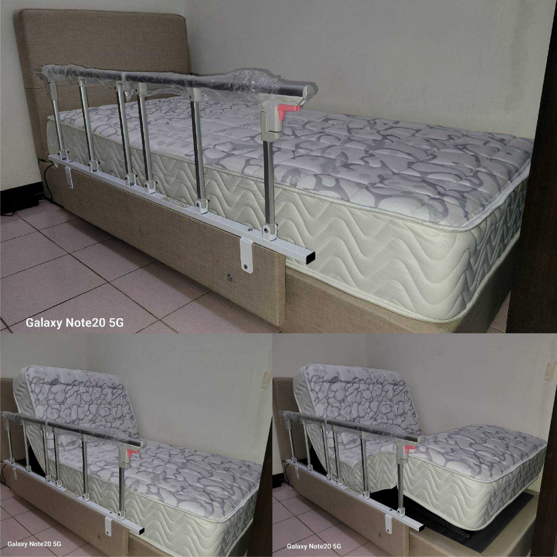 新北市新莊區/黃○○/日式電動床墊/傢式床頭組/扶手