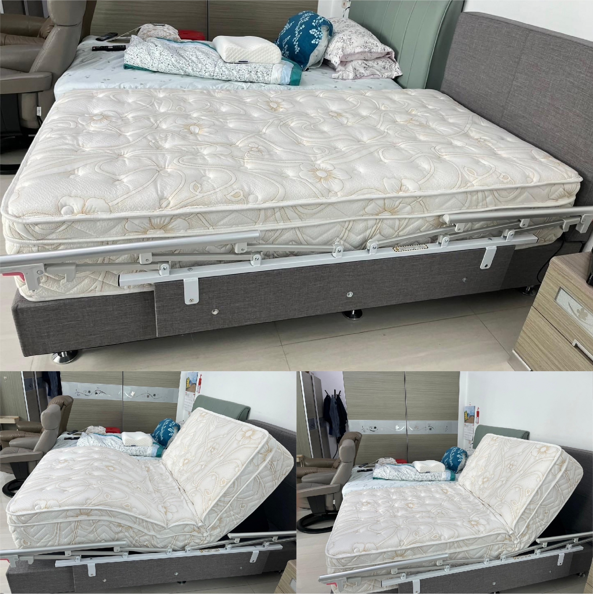 台南市北區/辜○○/好眠電動床墊/傢式床頭組