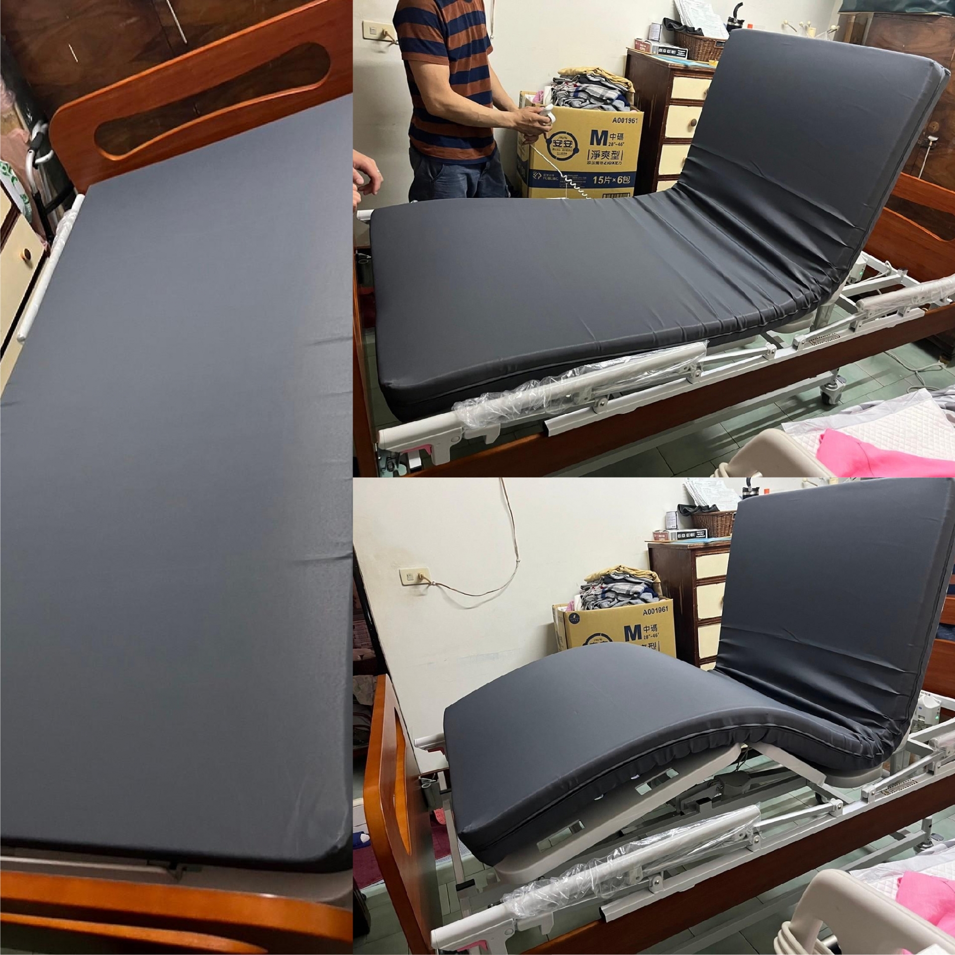 高雄市前鎮區/邱○○/三馬達照護床/基本款床墊