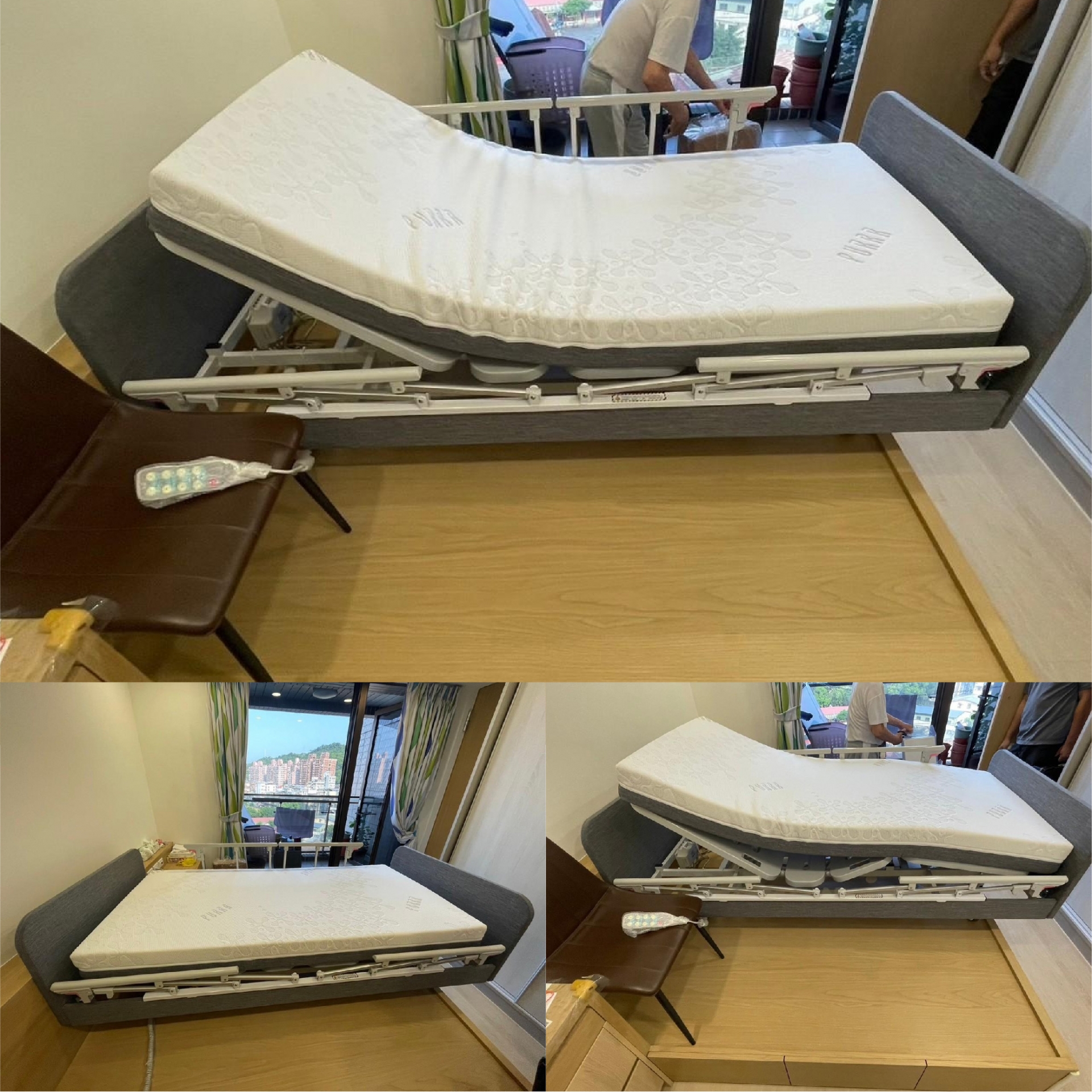 基隆市暖暖區/賴○○/三馬達照護床/高彈力床墊