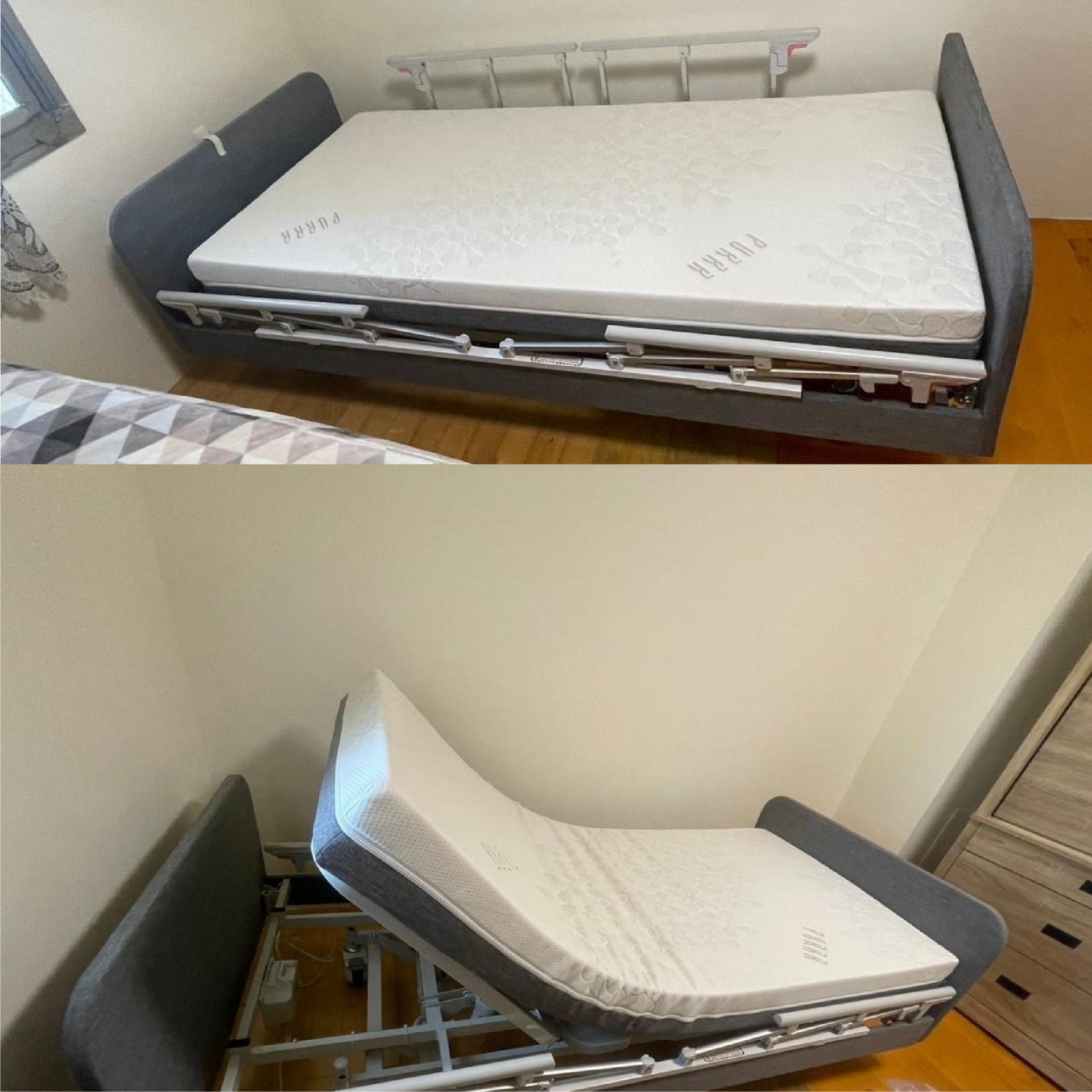 基隆市安樂區/沈○○/三馬達照護床/高彈力床墊