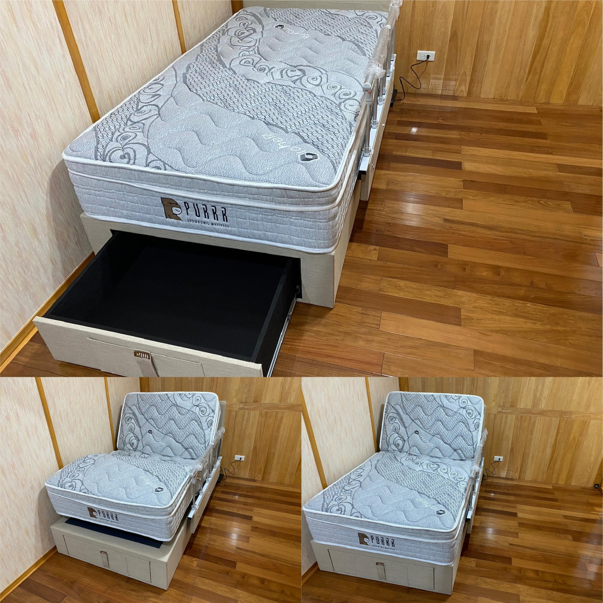 宜蘭縣礁溪鄉/李○○/SPA-16電動床墊/傢式床頭組 抽屜 扶手