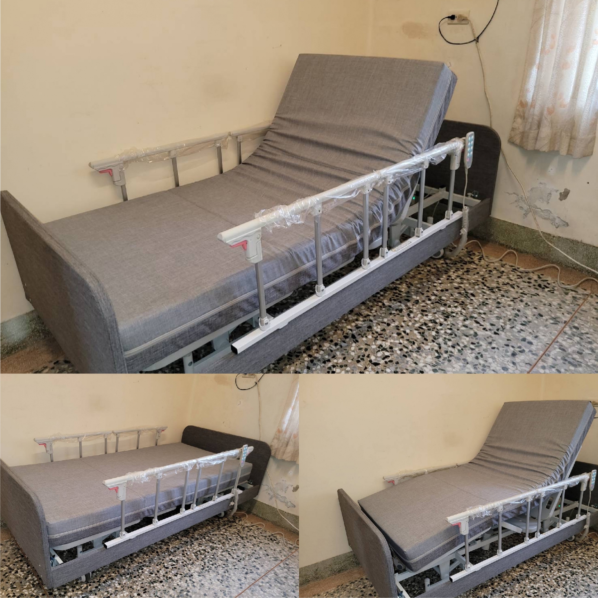台南市後壁區/林○○/三馬達照護床/釋壓床墊