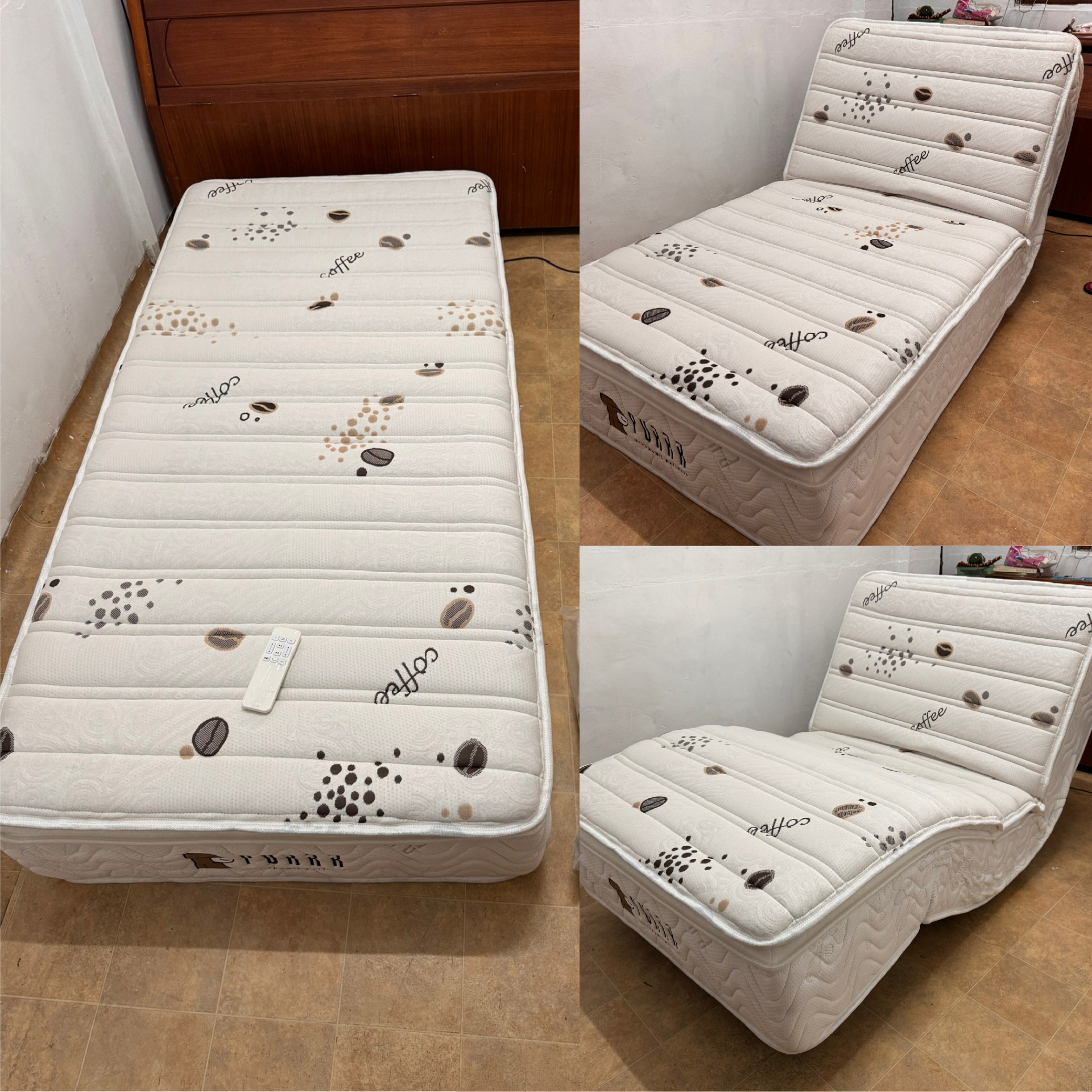 台中北區/鍾○○/咖啡電動床墊/日本涼被/防水保潔墊/涼感枕套