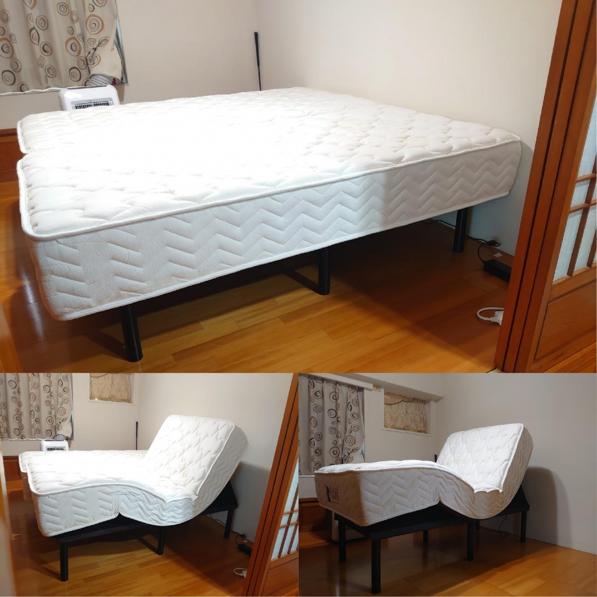 高雄市鳳山區/黃○○/舒眠電動床墊/圓黑腳管