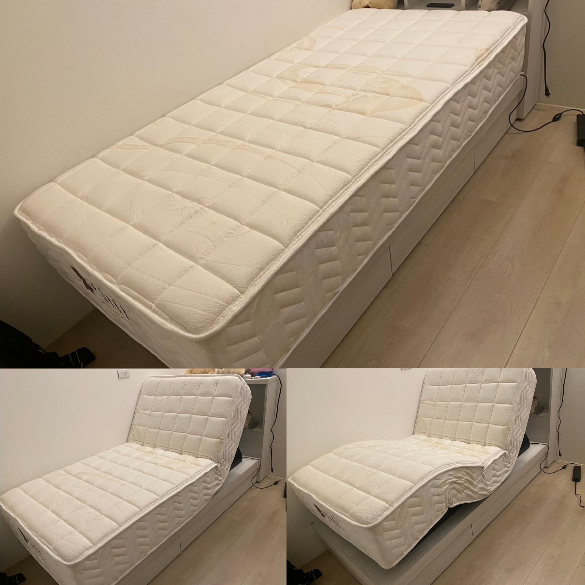 新北市板橋區/廖OO/舒眠升級電動床墊3尺