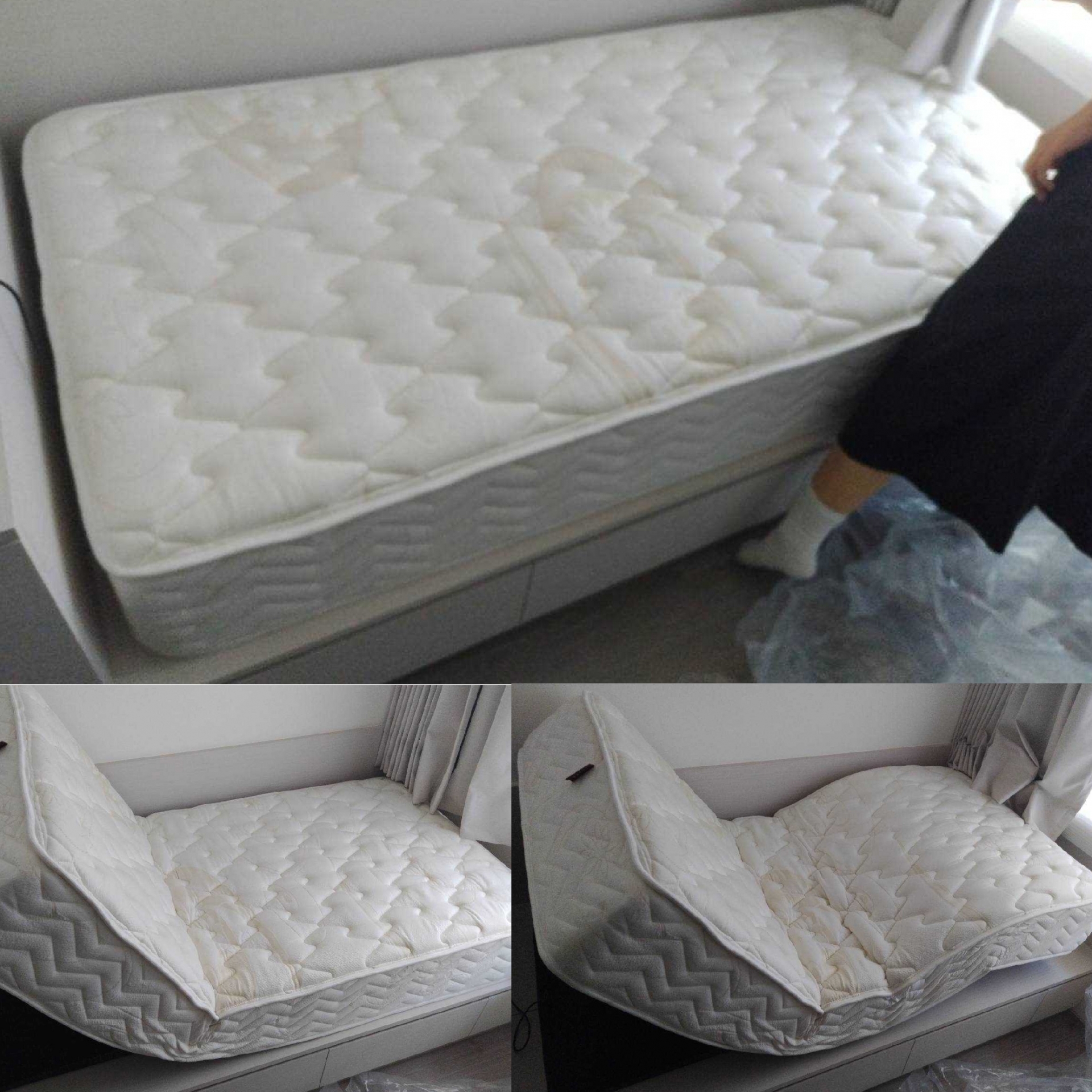 台北市內湖區/羅OO/金剛獨立筒床墊3尺/天使獨立筒床墊5尺/舒眠電動床墊3尺