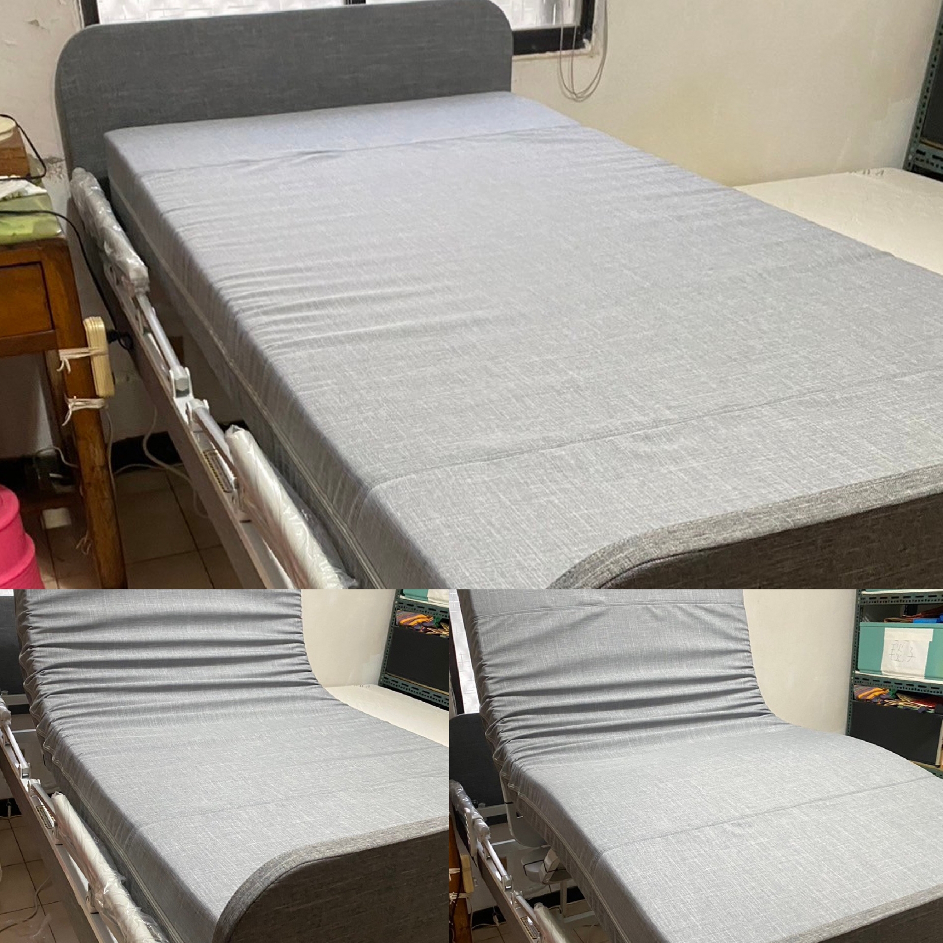 台北市內湖區/徐OO/三馬達照護床3尺/釋壓床墊3尺/25cm高彈力床墊3尺