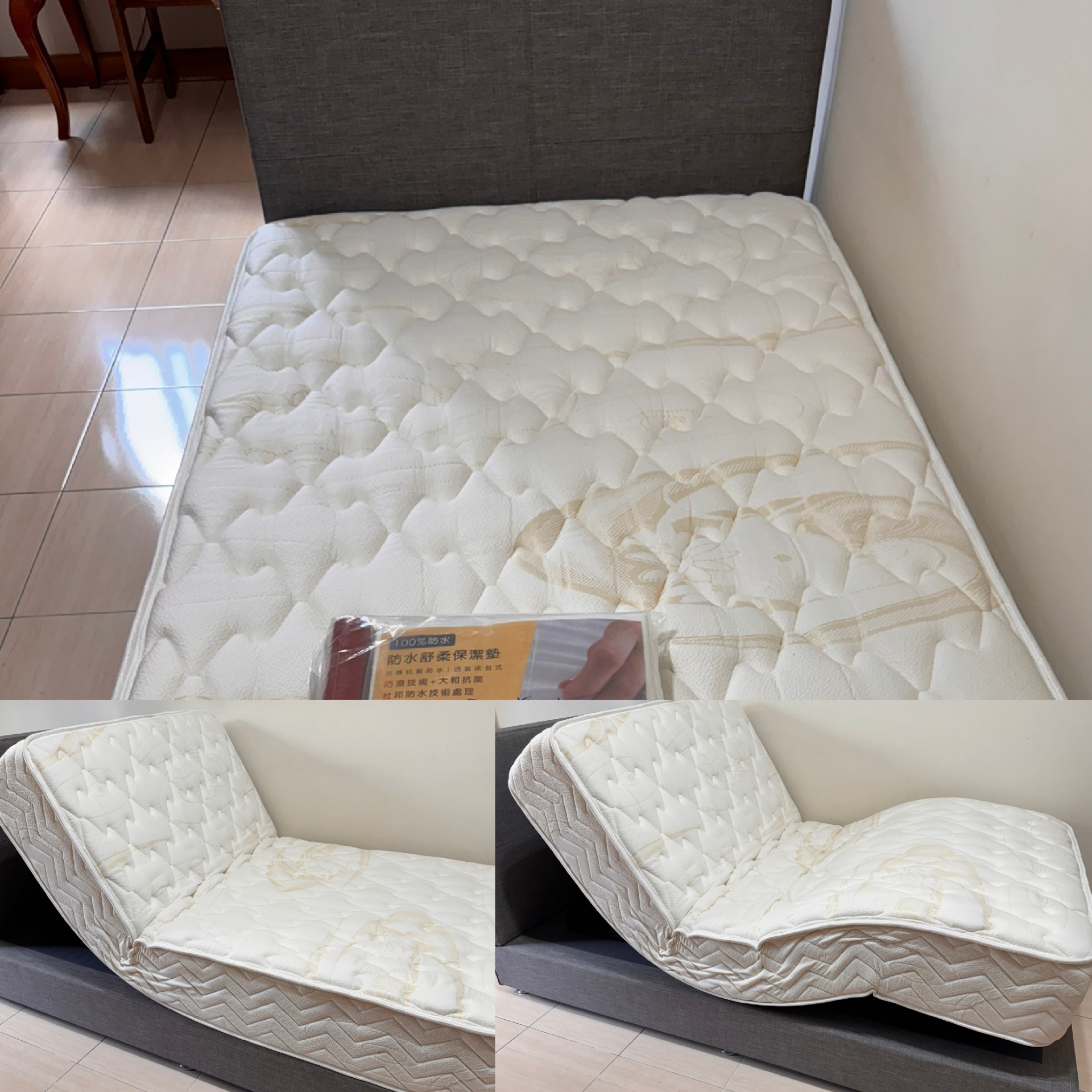 台北市中正區/呂OO/舒眠電動床墊3.5尺/傢式床頭組3.5尺