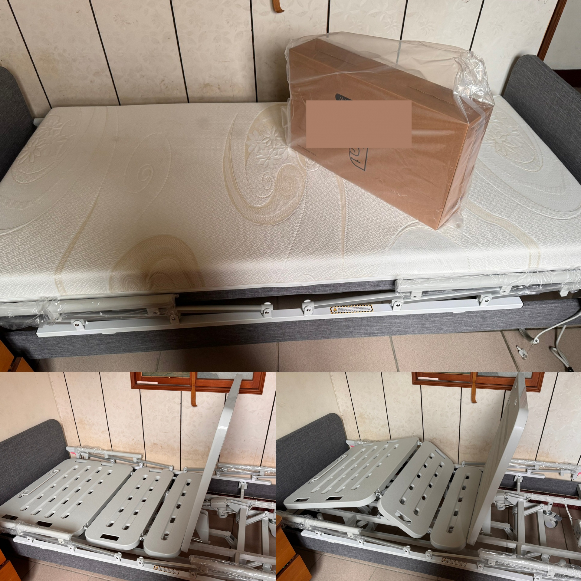 台中神岡/唐OO/三馬達照護床3尺/記憶床墊3尺