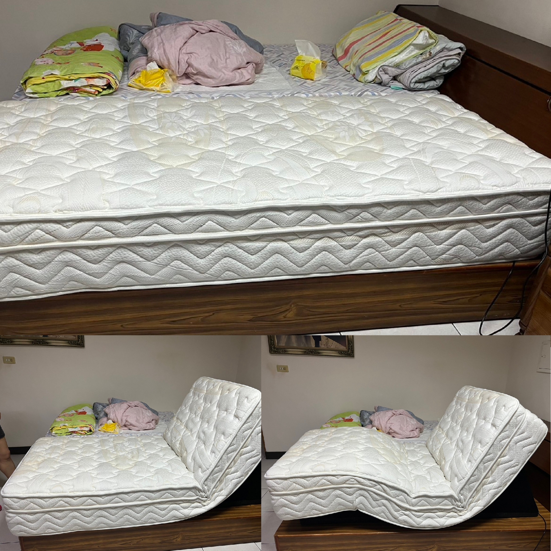 台中市龍井區/廖OO/記憶電動床墊3尺