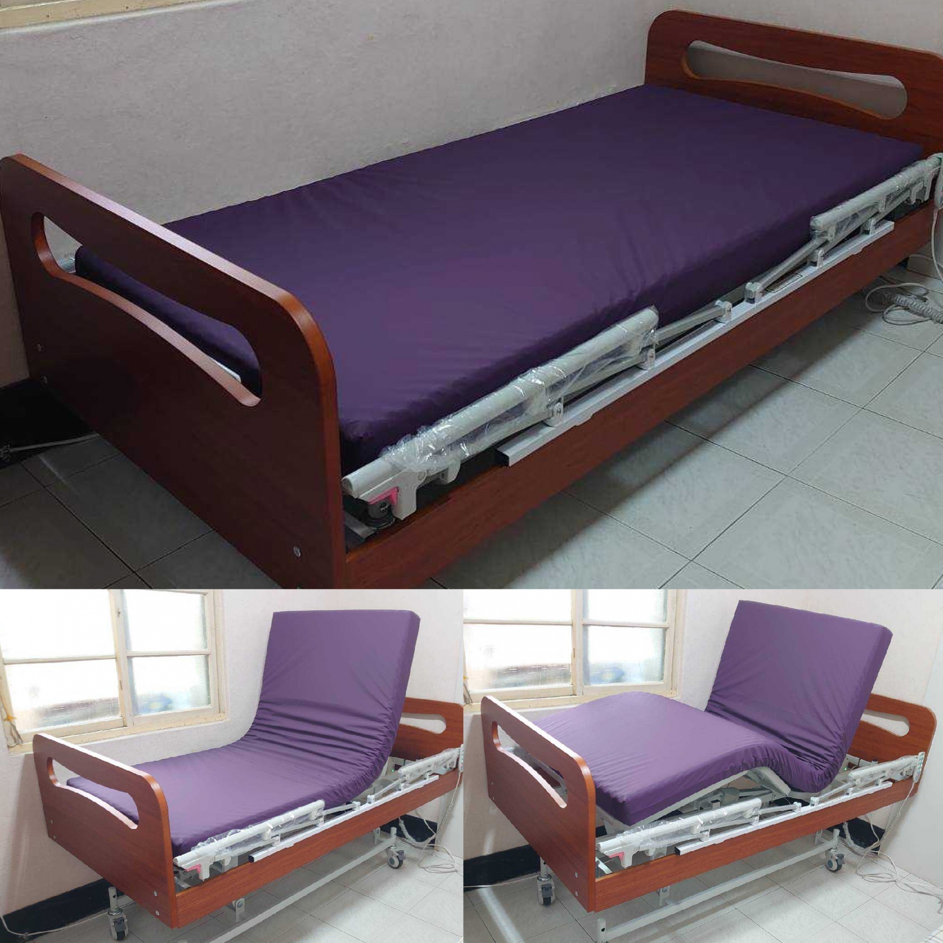 台南市永康區/彭OO/ 三馬達照護床3尺/醫用防水床墊3尺