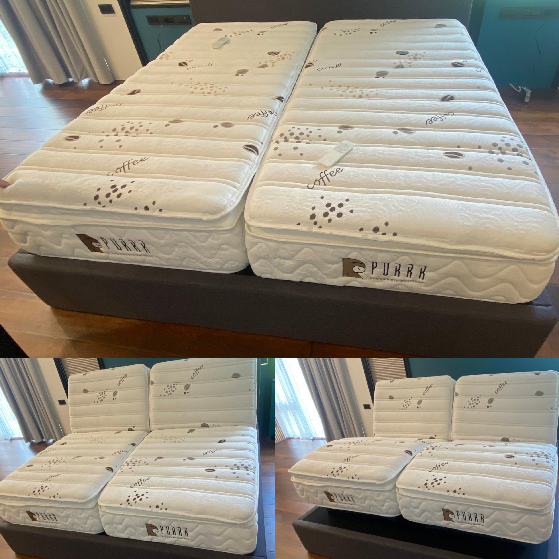 宜蘭縣員山鄉/鄭OO/咖啡電動床墊3尺/ 特式床架組6尺舞龍藍