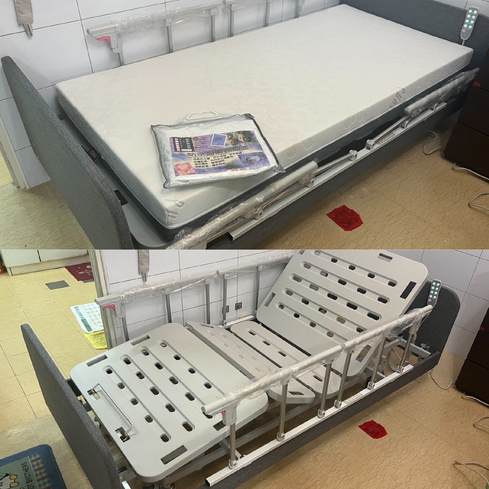 宜蘭市延平路/游OO/三馬達照護床3尺/高彈力床墊3尺