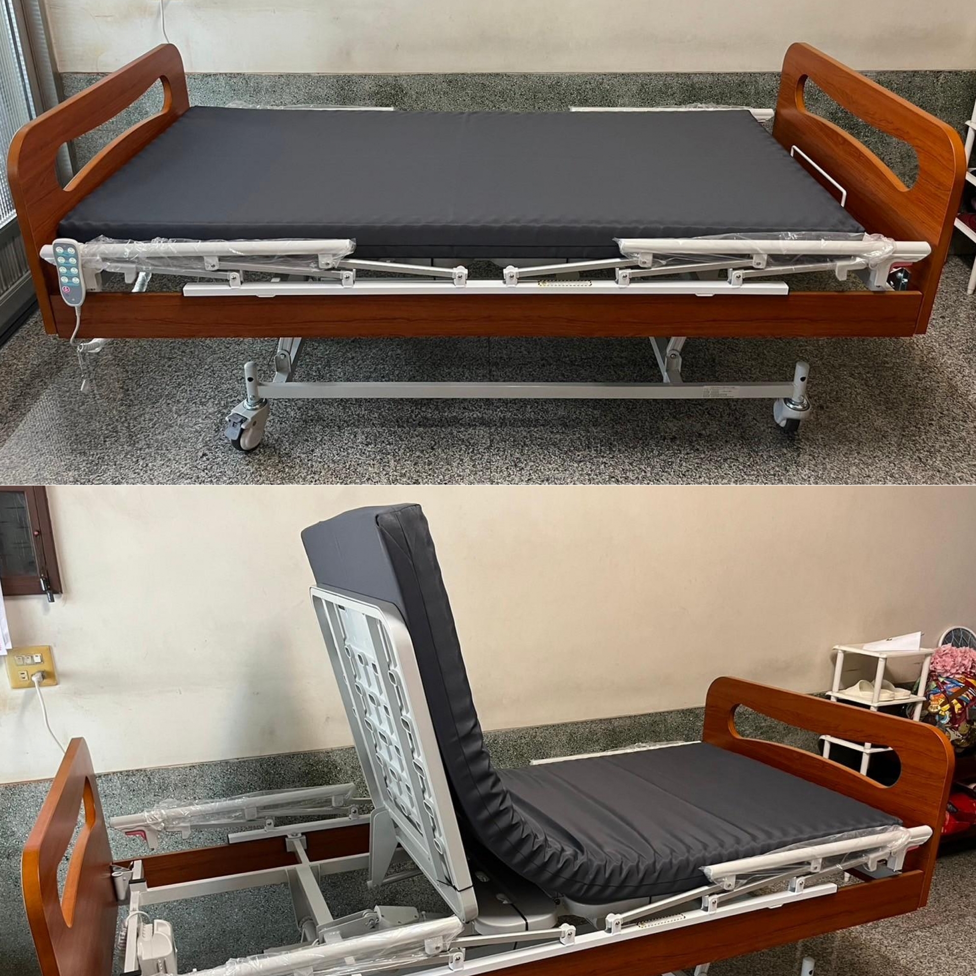 台南市東區/陳OO/三馬達照護床3尺/基本款床墊3尺