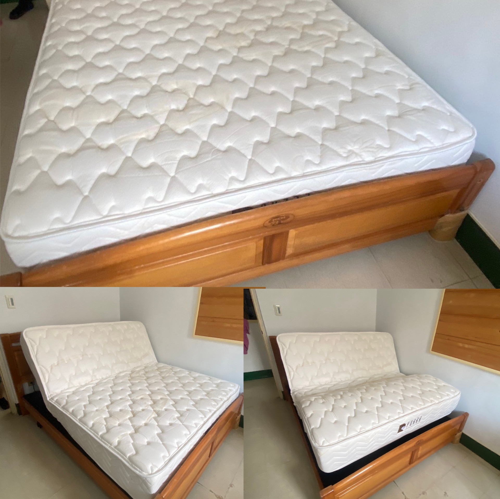 新北市板橋區/蕭OO/舒眠電動床墊(特規148*187) 床板(1.5*148*