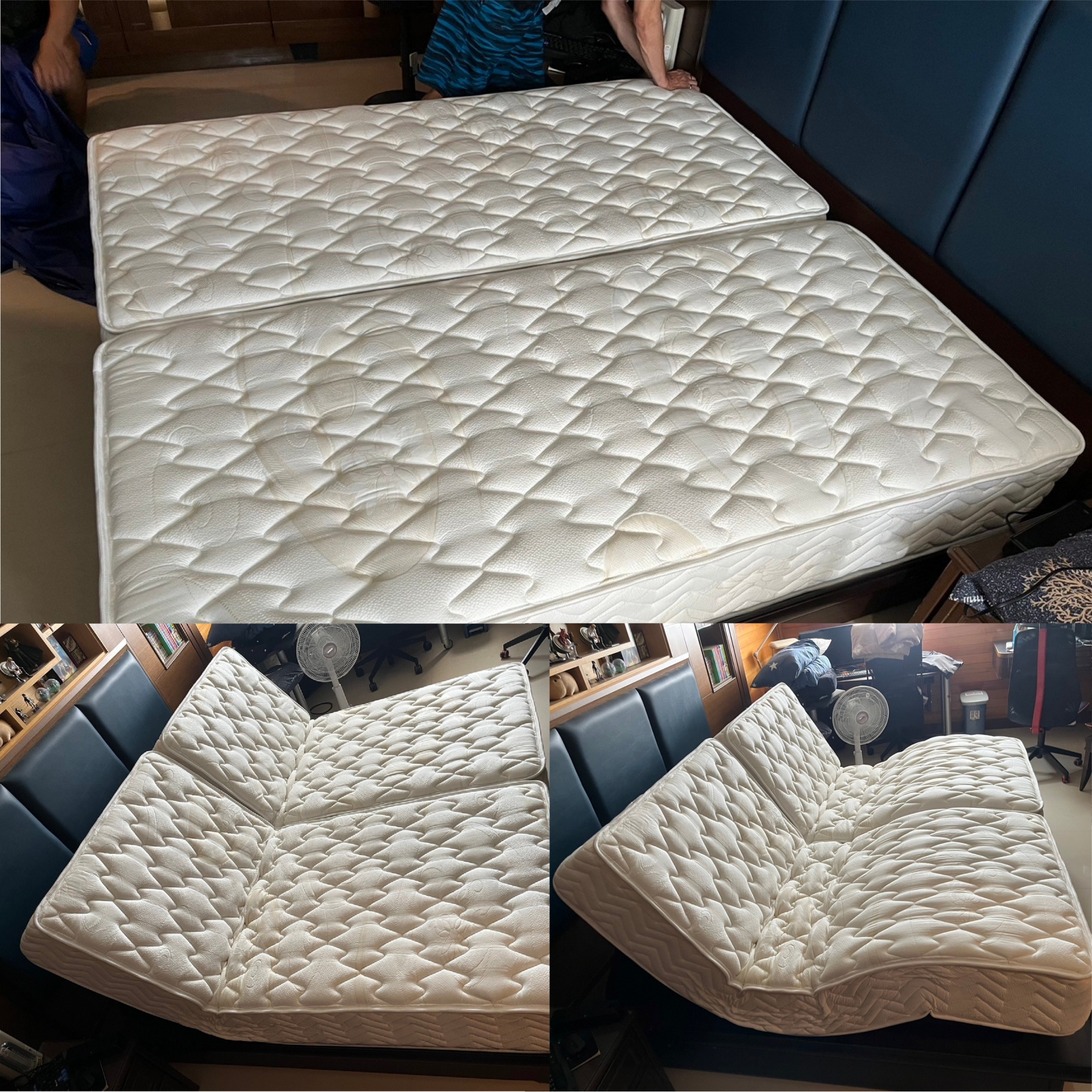 新北市土城區/許OO/舒眠電動床墊3尺