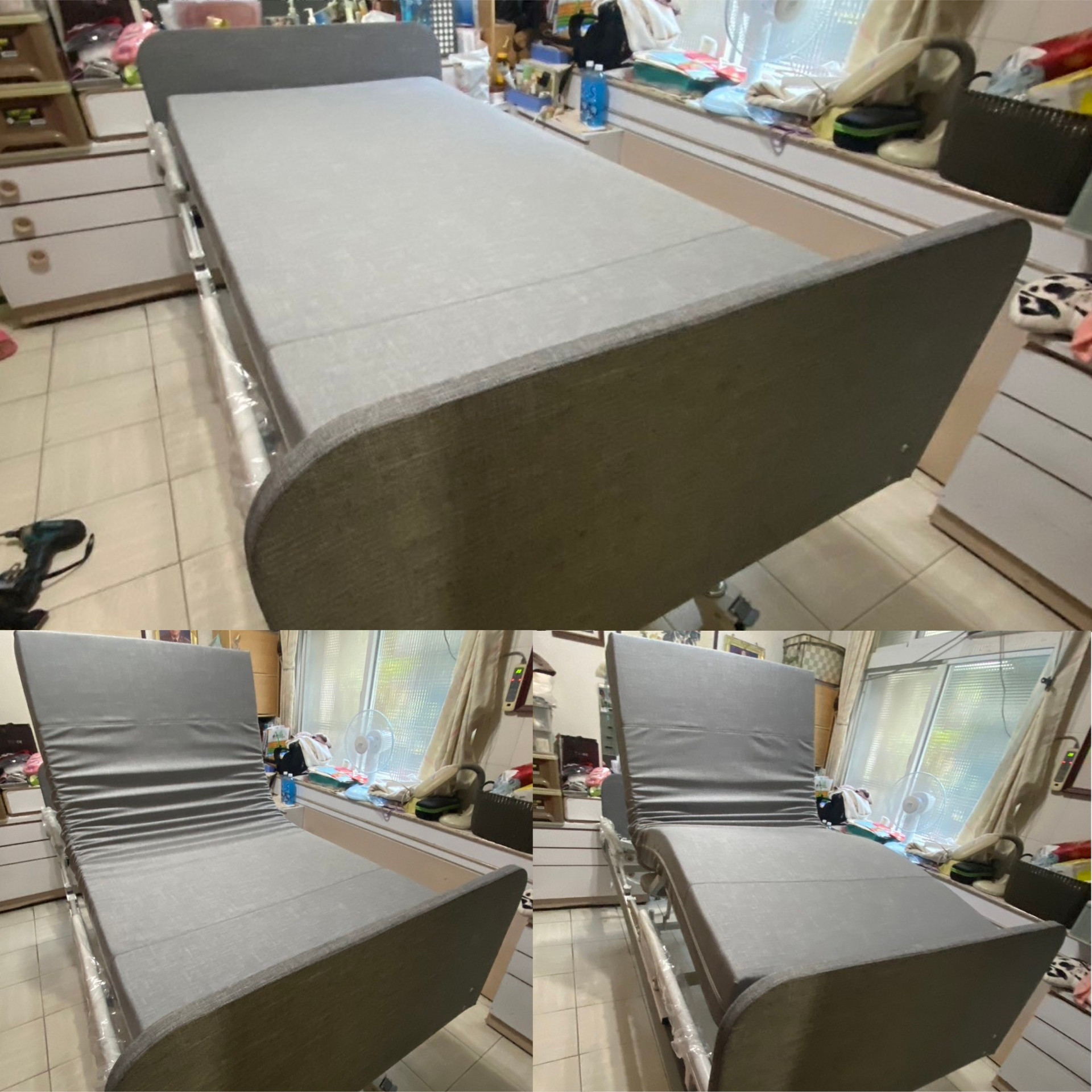 台北市大安區/胡OO/三馬達照護床3尺/釋壓床墊3尺