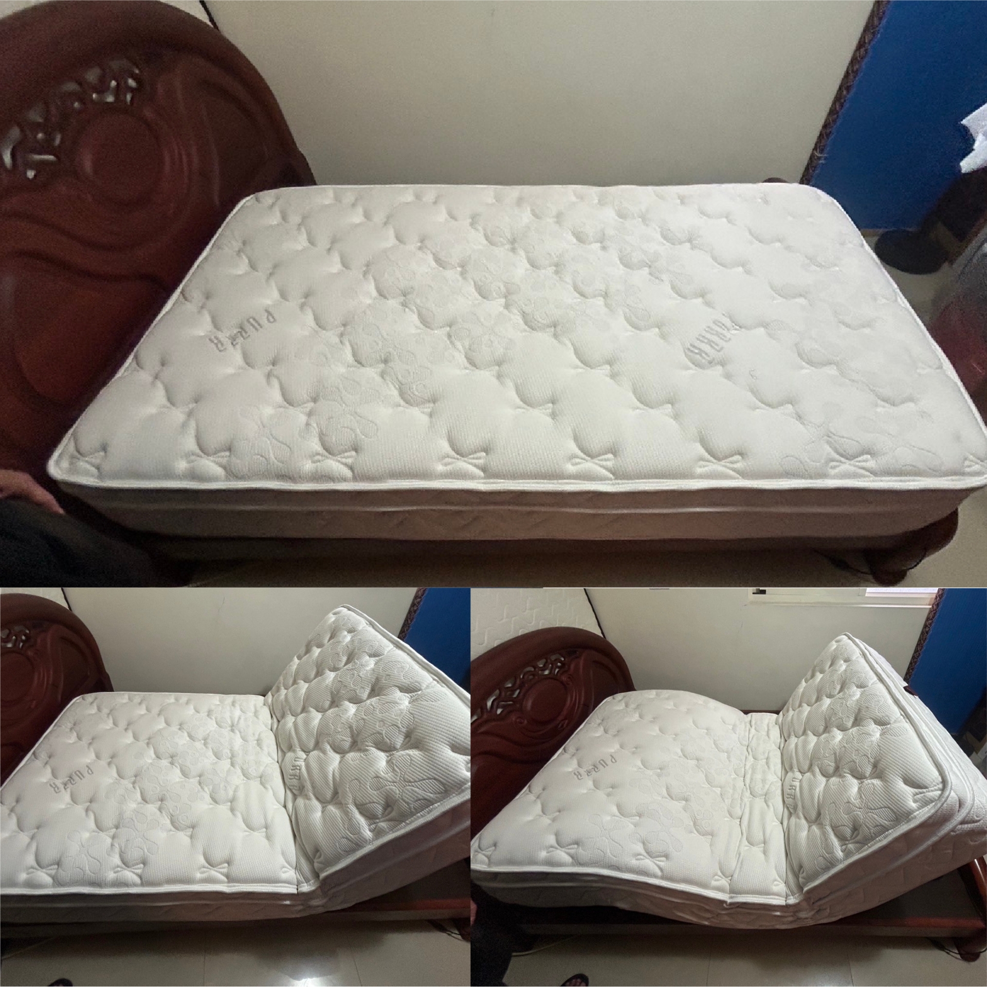 桃園市大溪區/汪oo/乳膠獨立筒電動床墊(特規106*186)