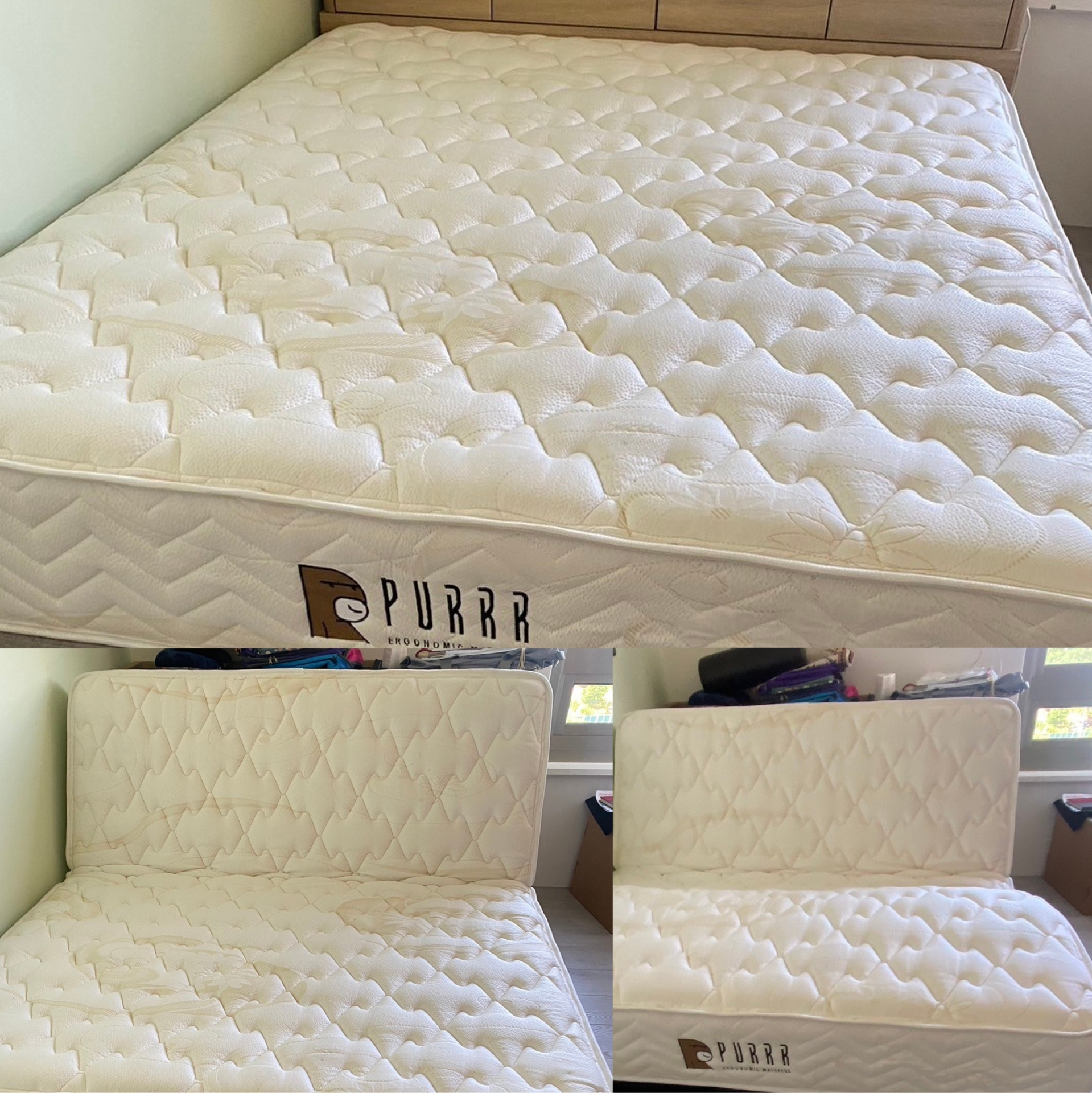 新北市新店區/袁OO/舒眠電動床墊5尺/日式床箱5尺淺咖啡色20CM