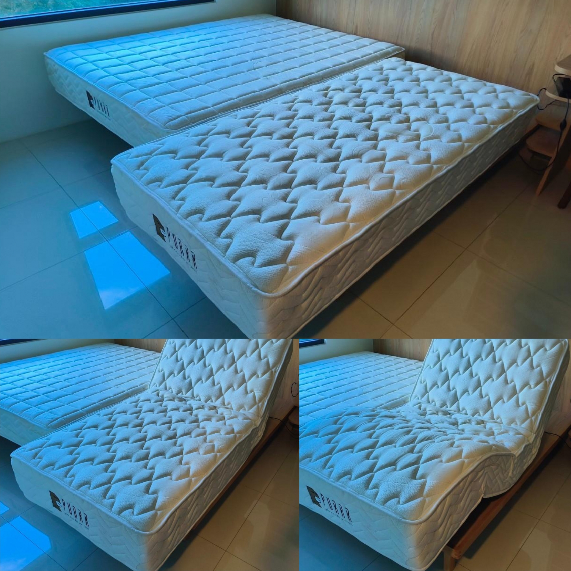 台中市旱溪西路/宋OO/舒眠電動床墊3尺/ 舒眠電動床墊5尺/三明治床墊(25*