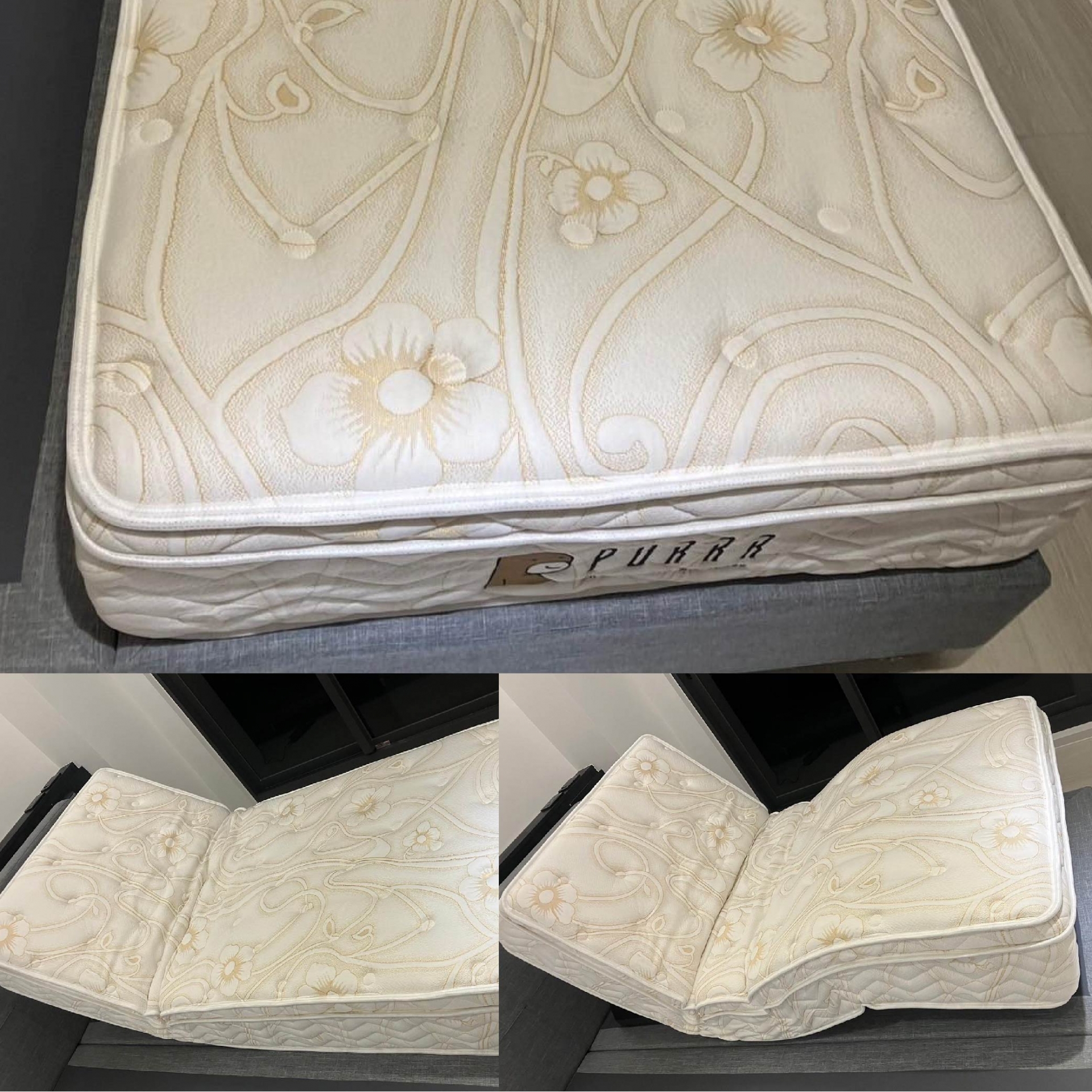 新竹縣新豐鄉/黃OO/好眠電動床墊3尺/傢式床頭組6尺舞龍灰20cm(床頭特製8