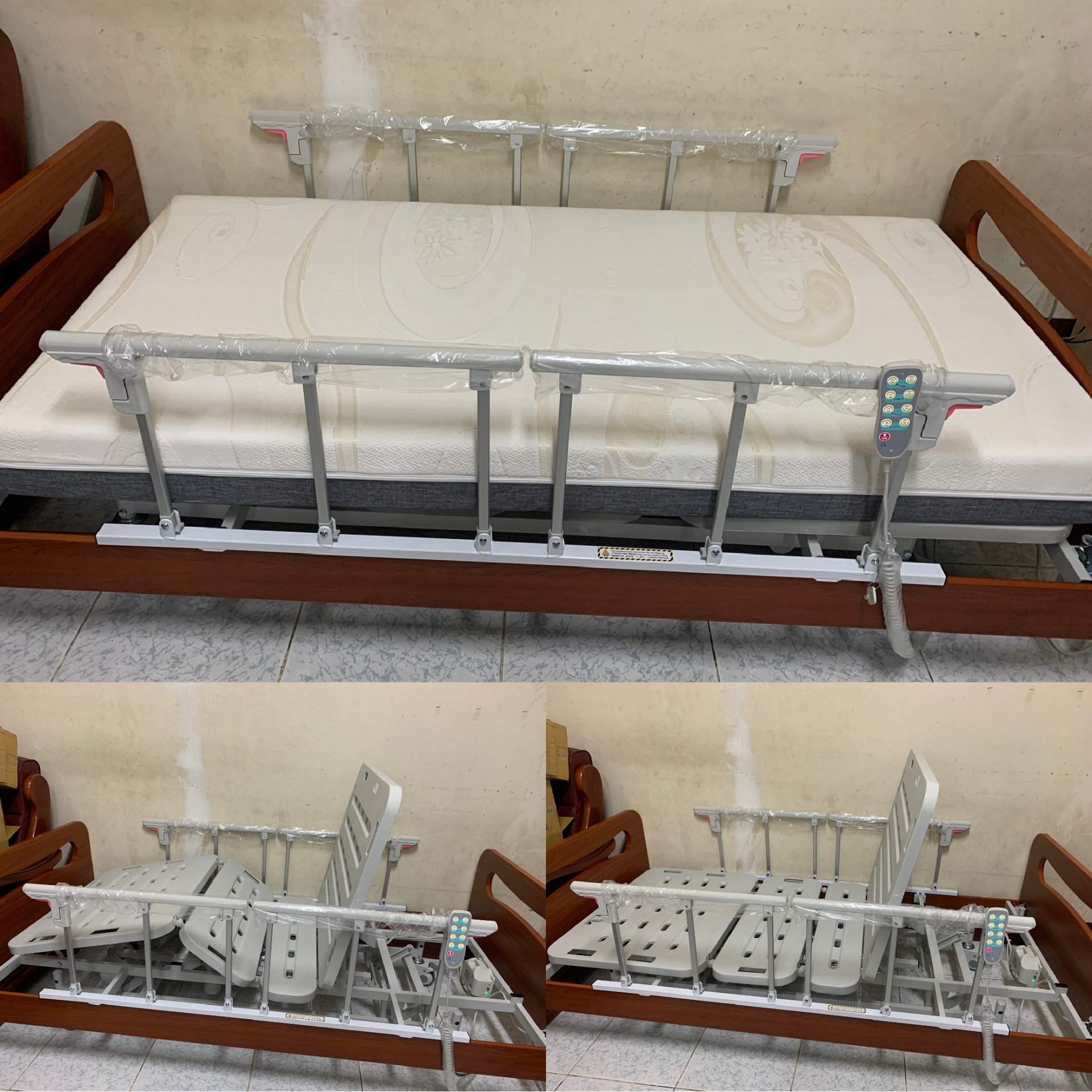 台南市善化區/三馬達醫療床/照護記憶床墊