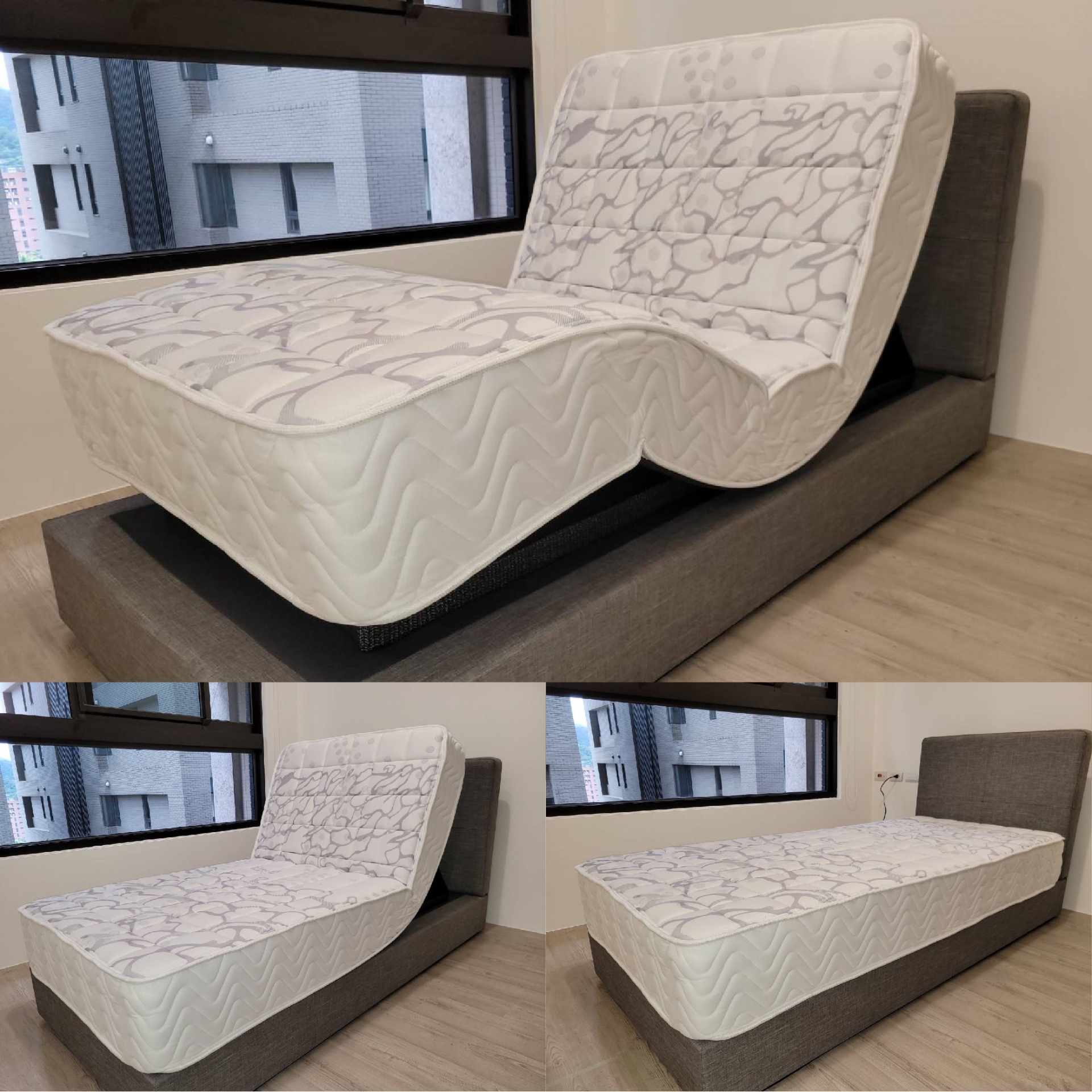 台北市文山區/日式電動床墊/日式床架
