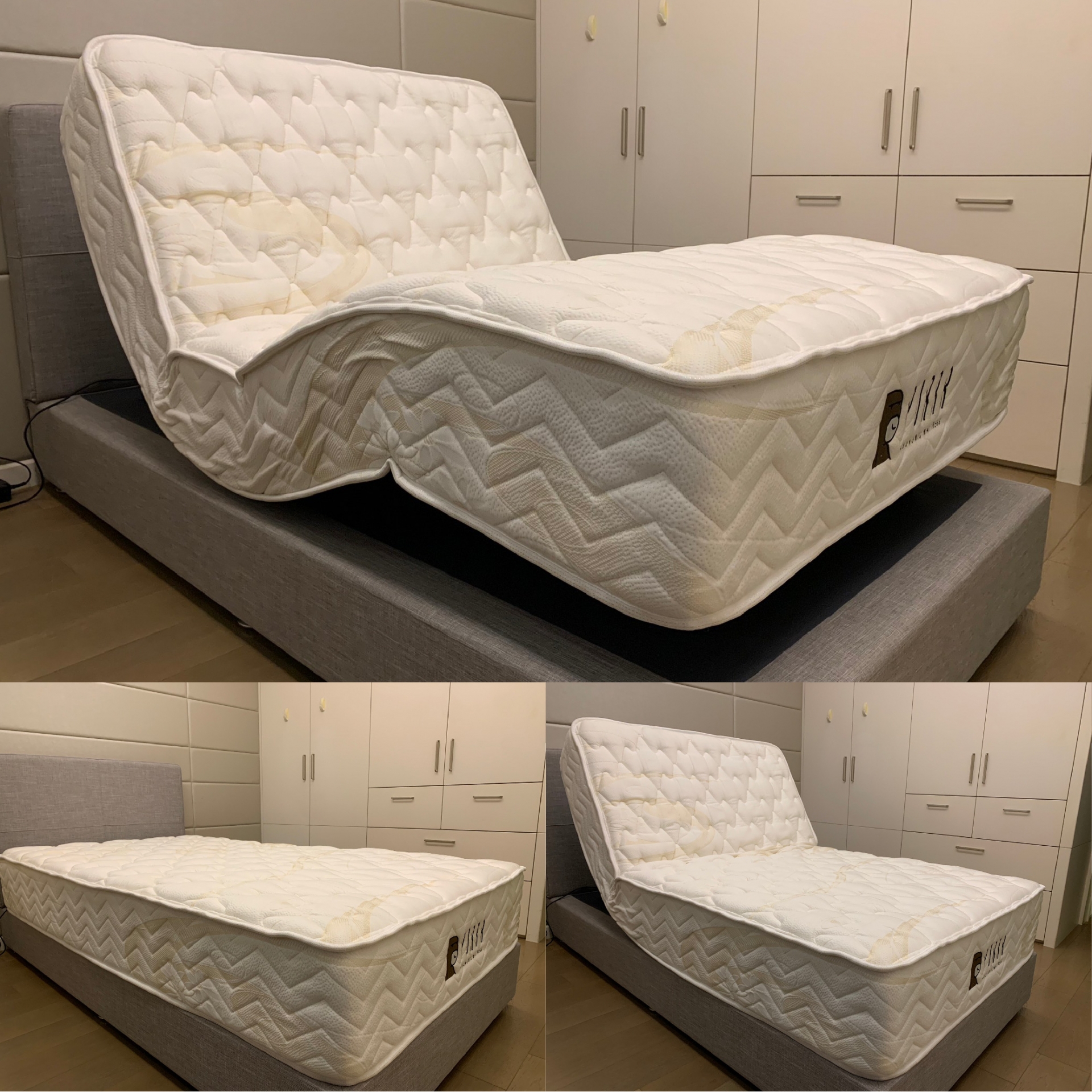 台北市中山區/舒眠電動床墊/傢式床架