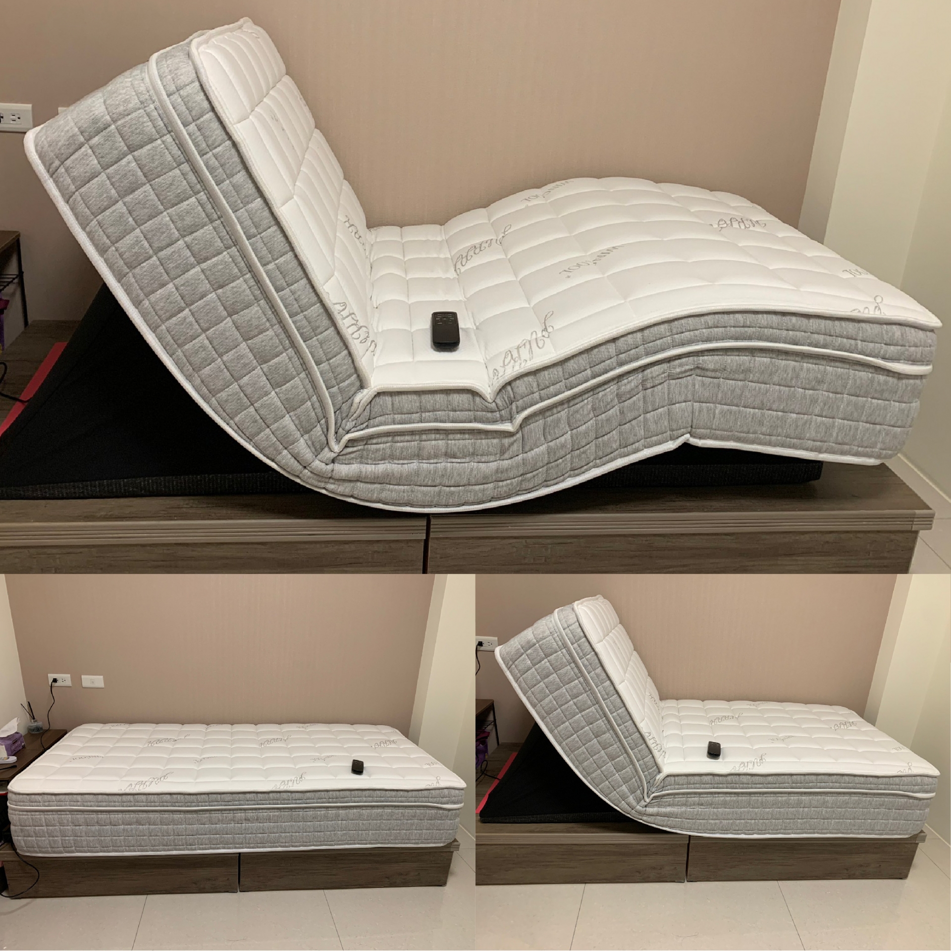 台中市沙鹿區/冰纖涼感電動床墊