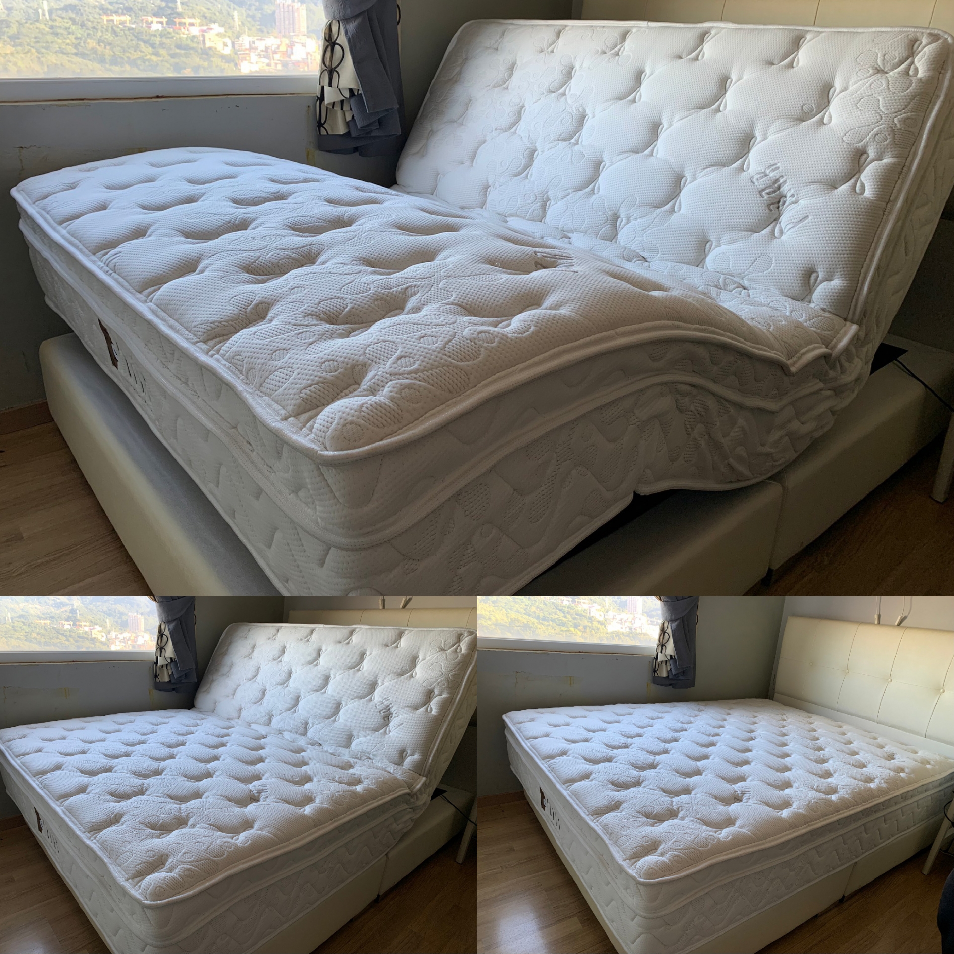 新北市汐止區/乳膠電動床墊